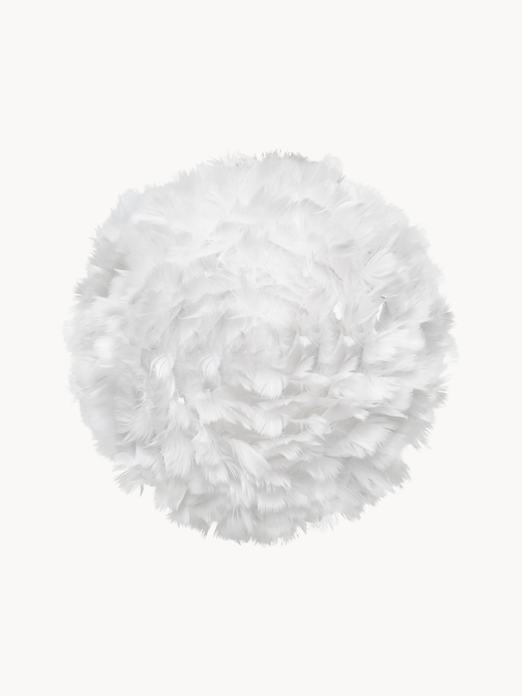 Applique murale/plafonnier en plumes Leix - Blanc