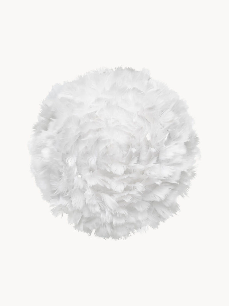 Applique murale/plafonnier en plumes Leix - Blanc