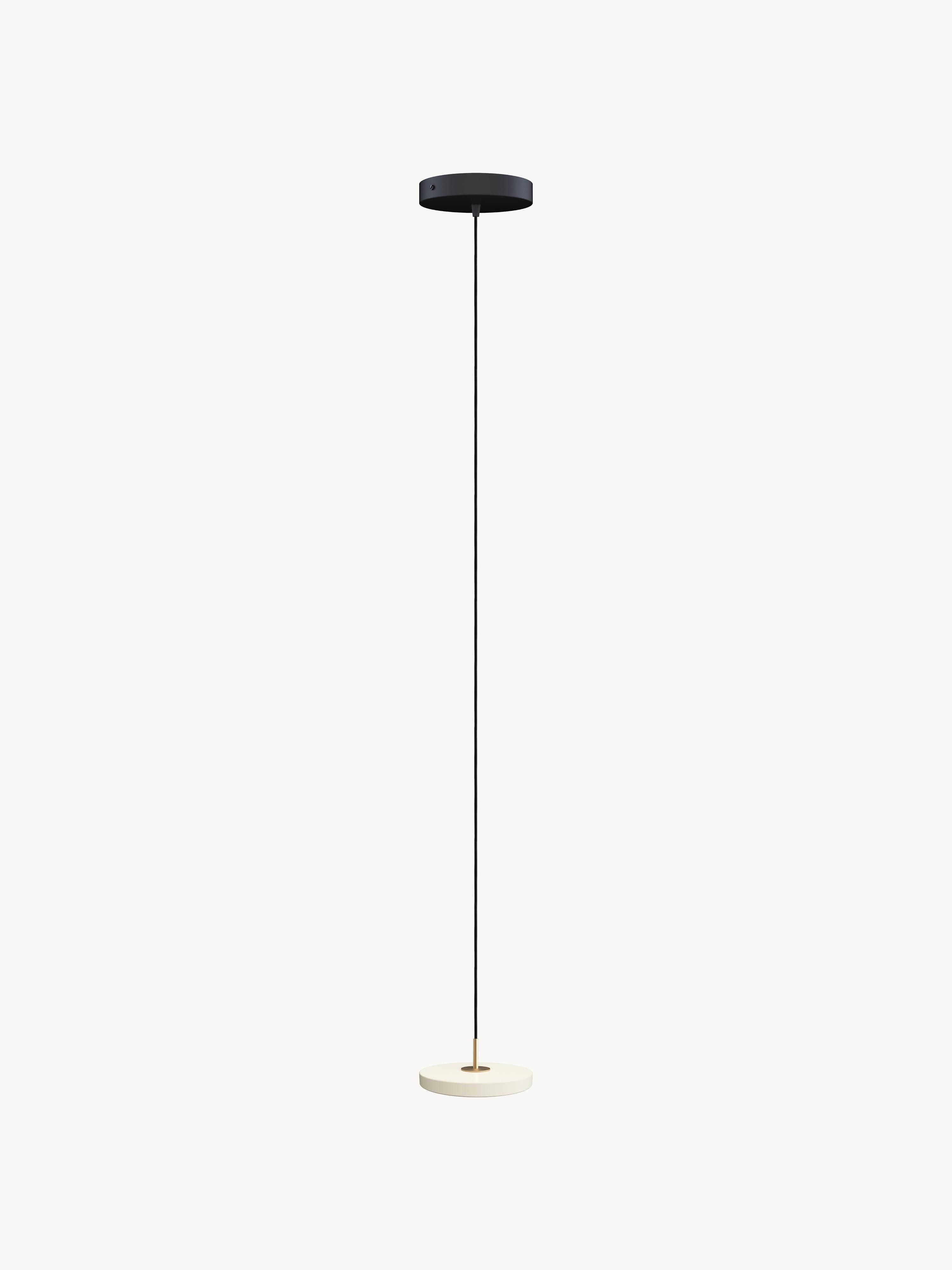 Suspension LED design Kurt - Blanc crème, doré