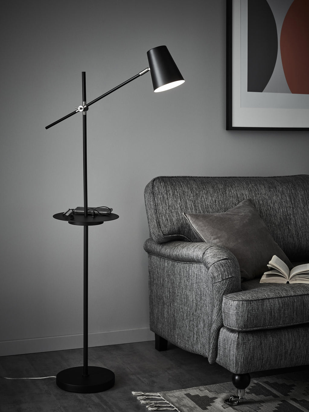 Liseuse avec connexion Conran - Noir