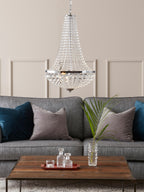 Lustre Collin - Argenté, transparent