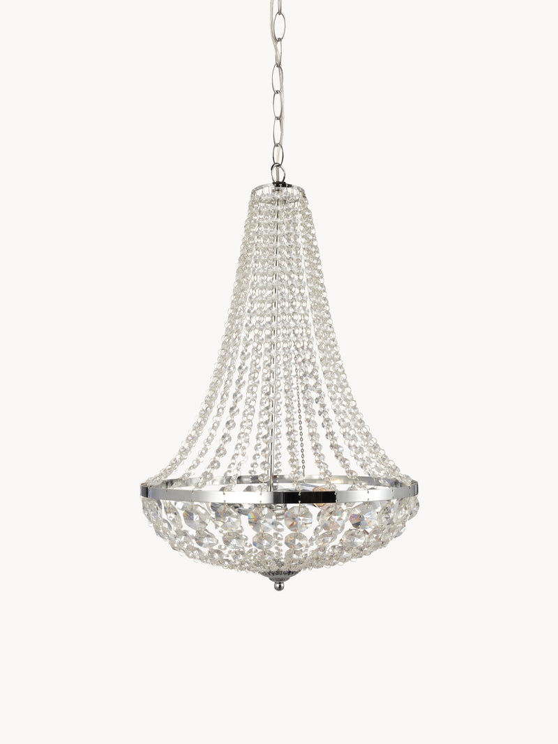 Lustre Collin - Argenté, transparent