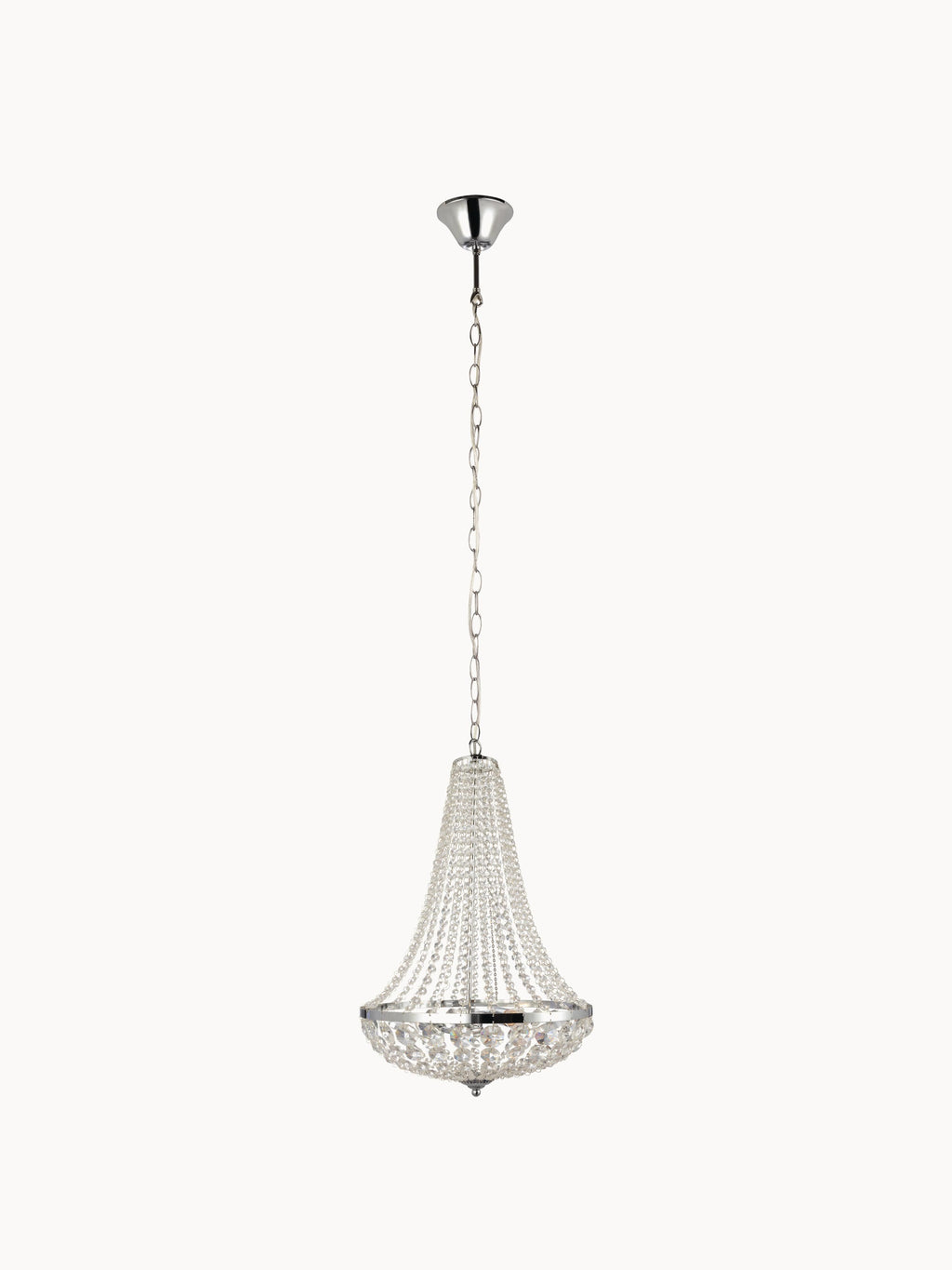 Lustre Collin - Argenté, transparent