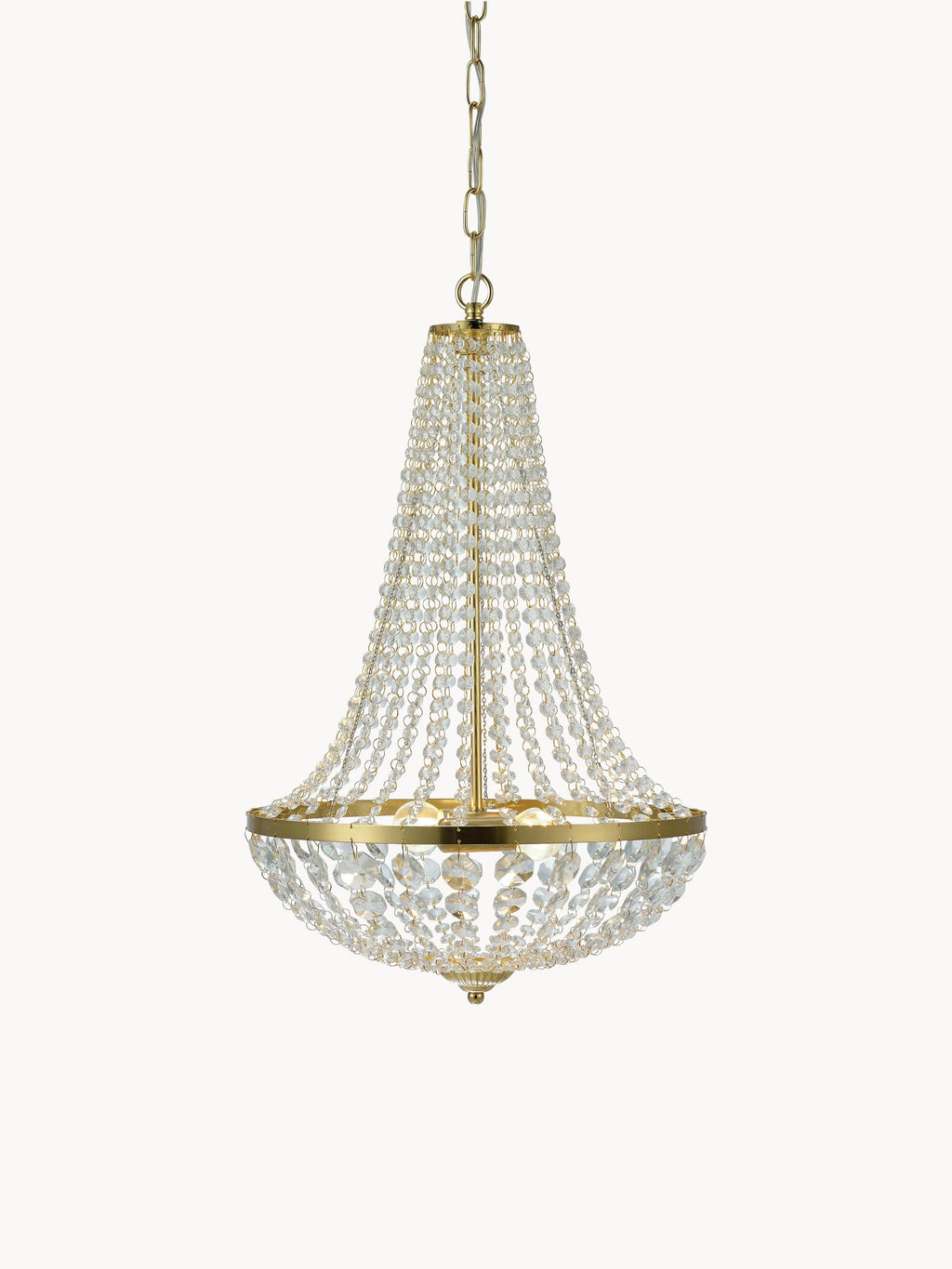 Lustre Collin - Doré, transparent