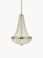 Lustre Collin - Doré, transparent