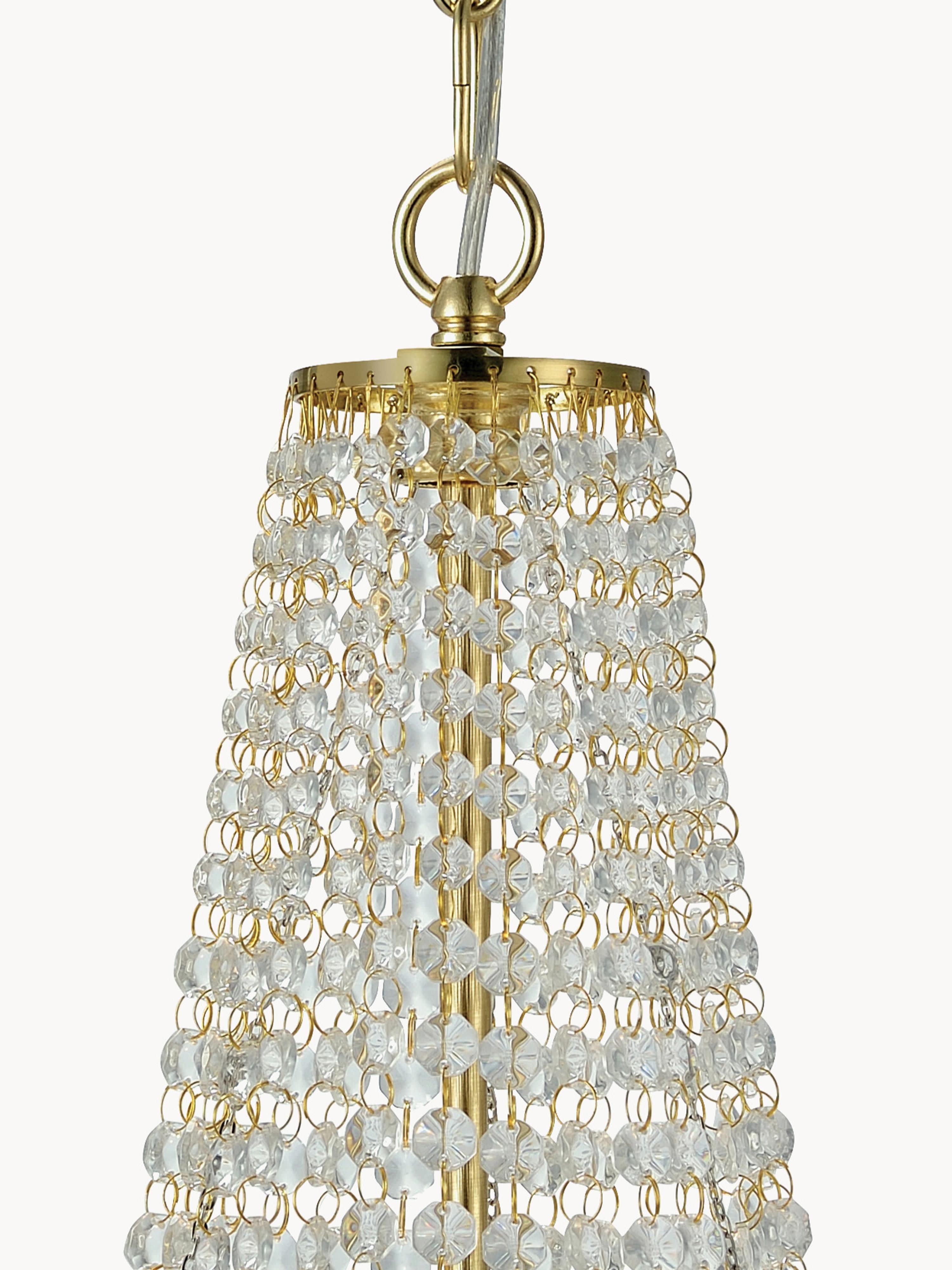 Lustre Collin - Doré, transparent