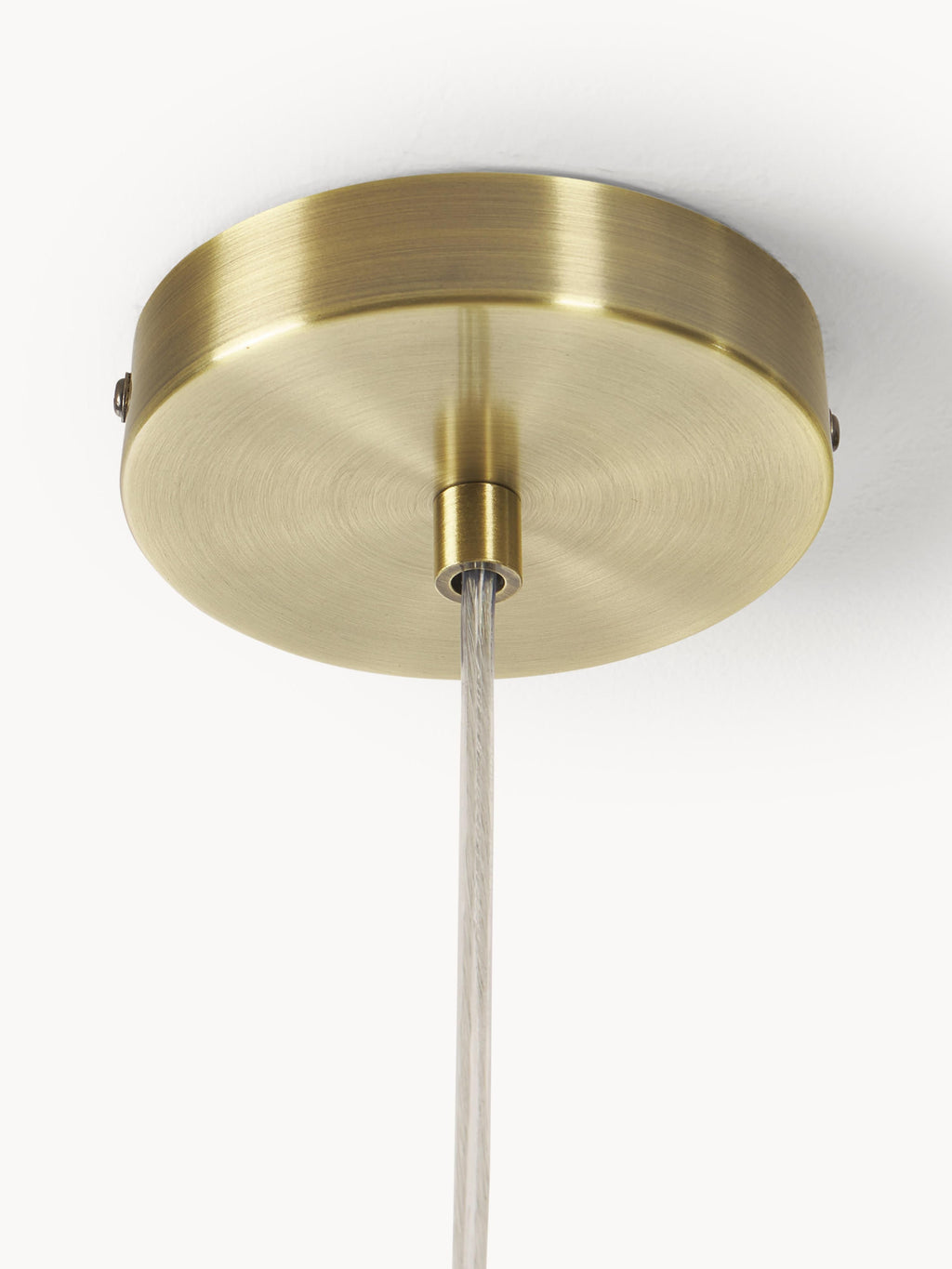 Suspension en lin Vas - Beige clair, doré