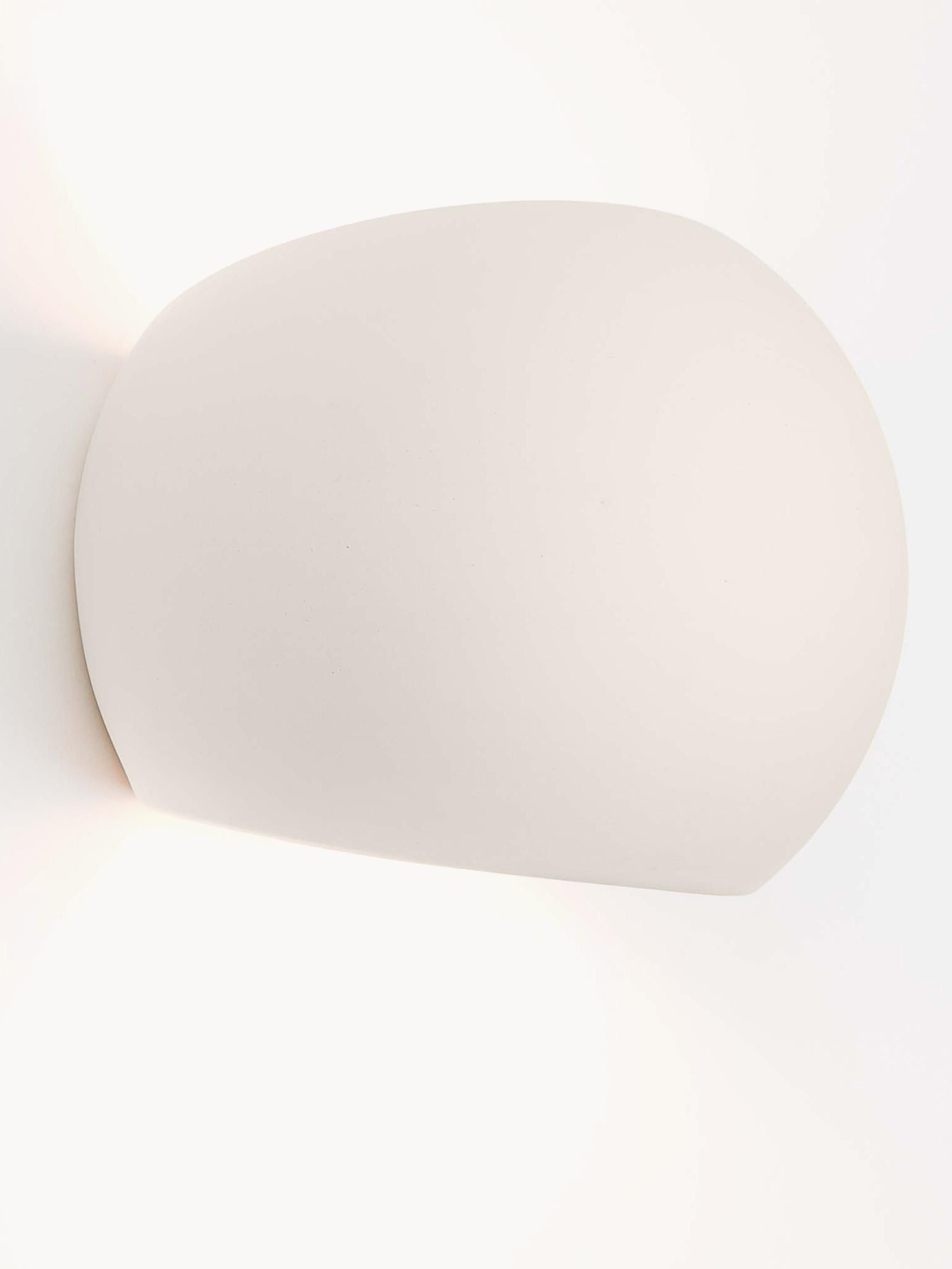 Applique murale en céramique Felton - Blanc crème