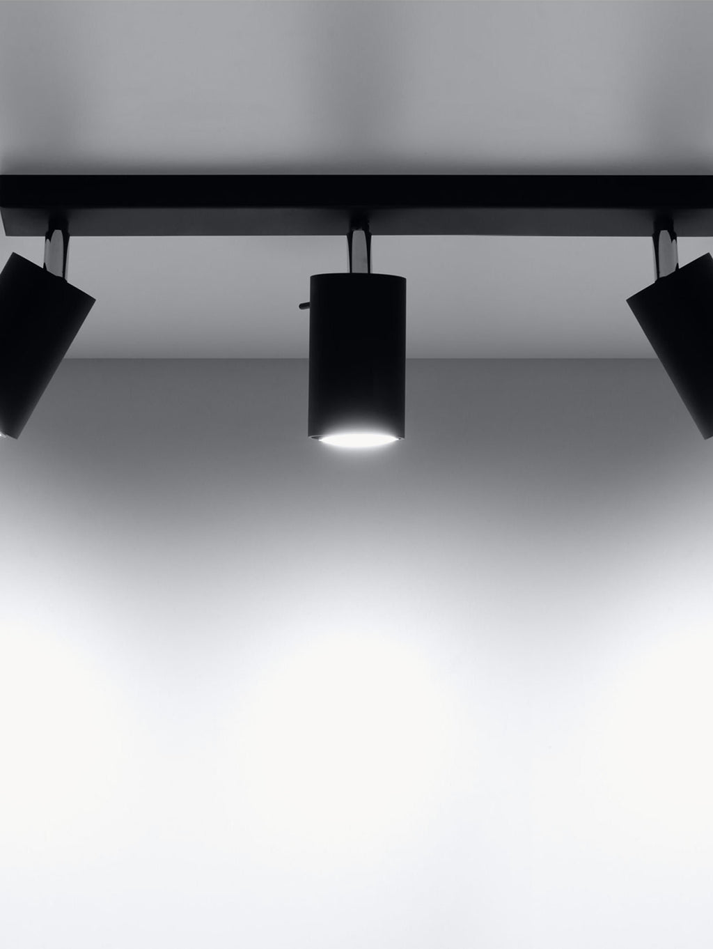 Spot plafond Lykke - Noir