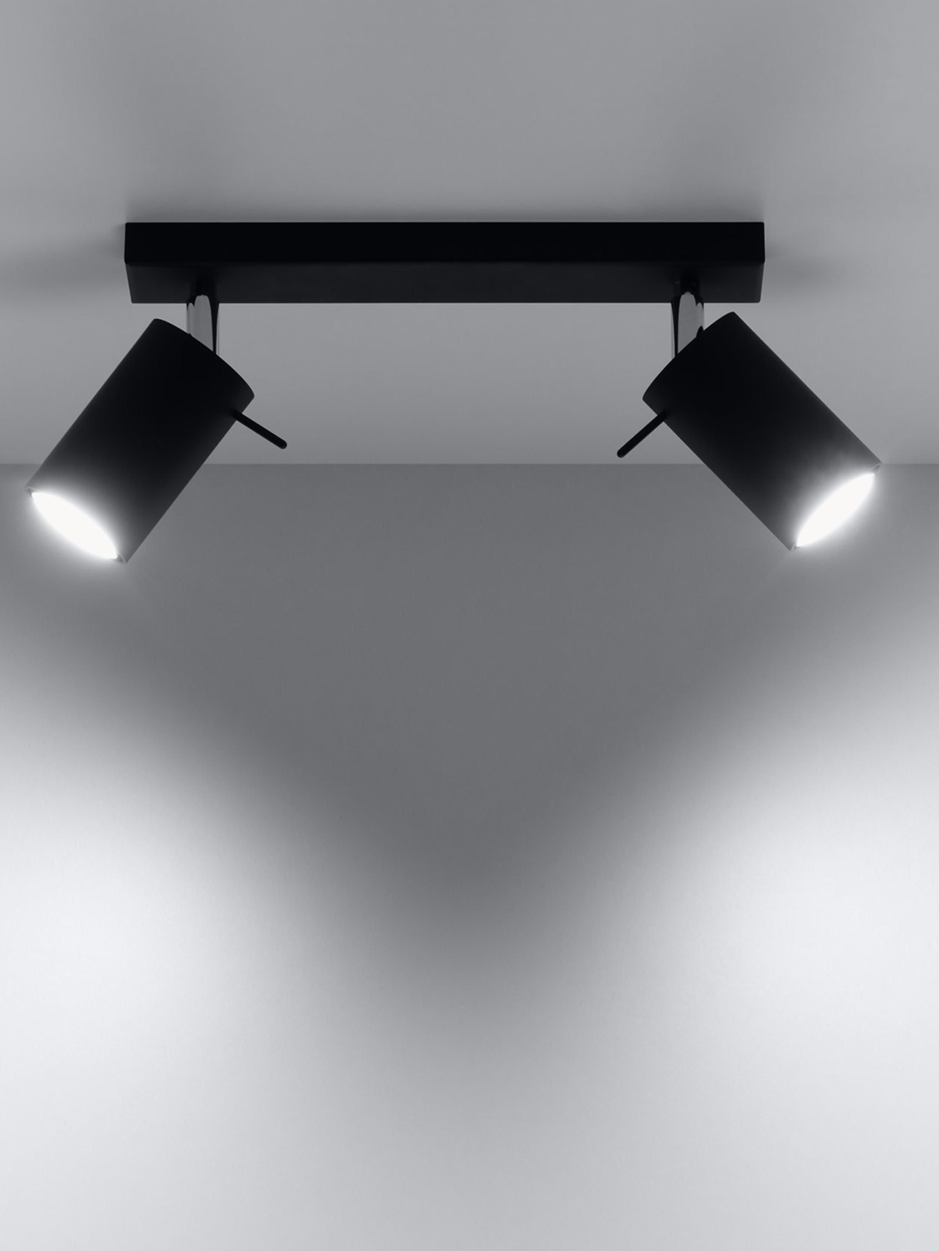 Spot plafond Lykke - Noir