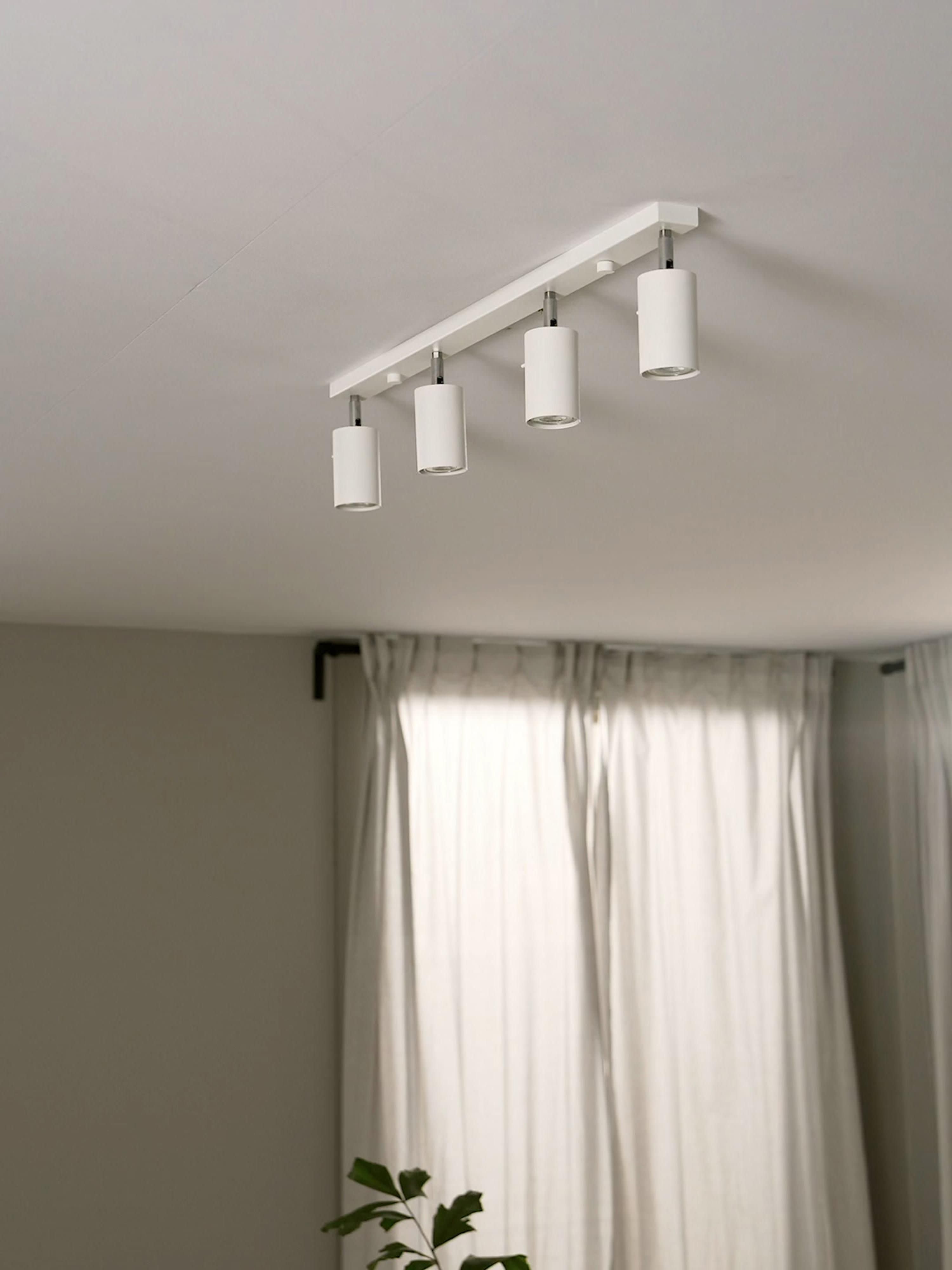 Spot plafond Lykke - Blanc