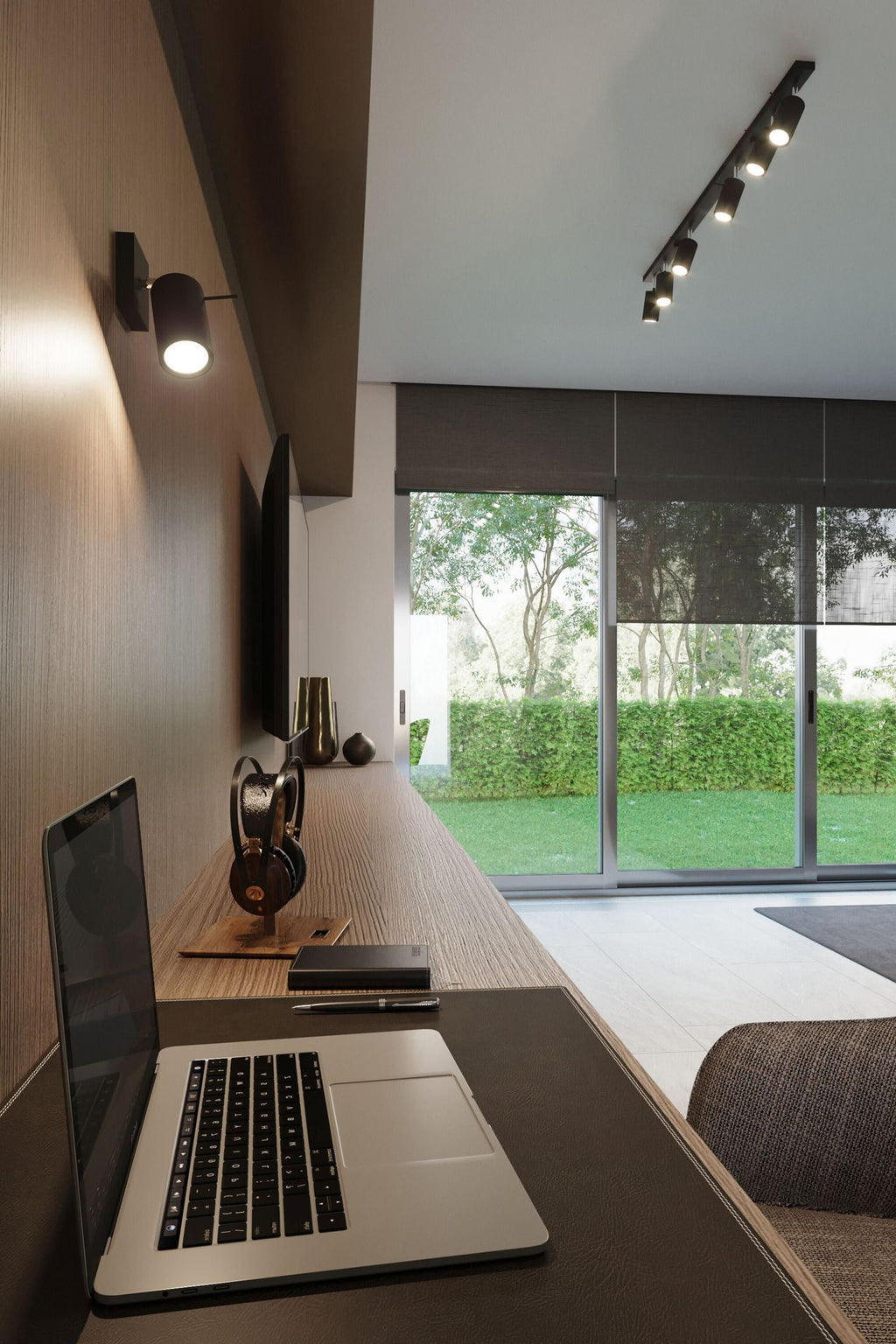 Spot orientable mur et plafond Lykke - Noir