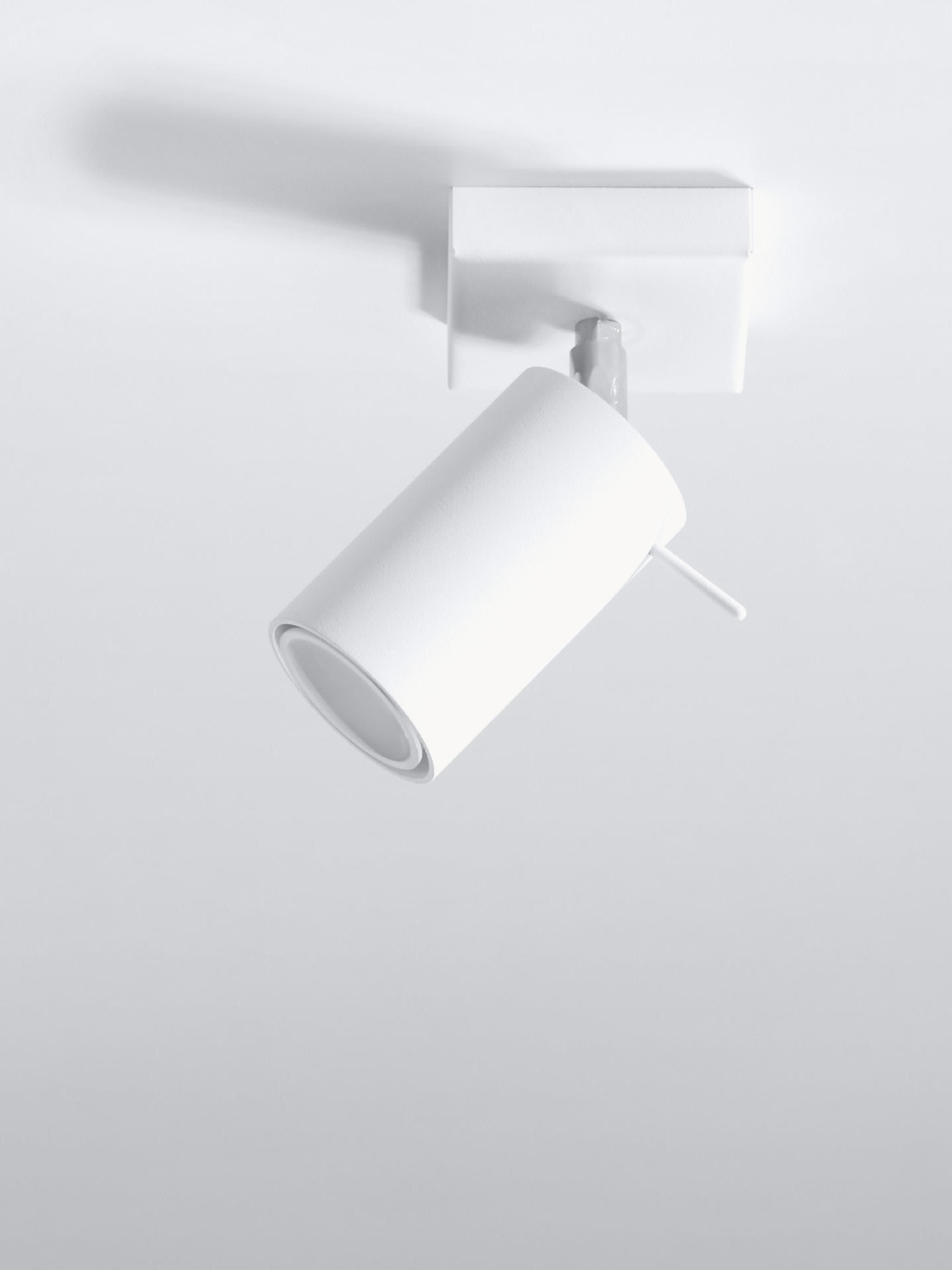 Spot orientable mur et plafond Lykke - Blanc
