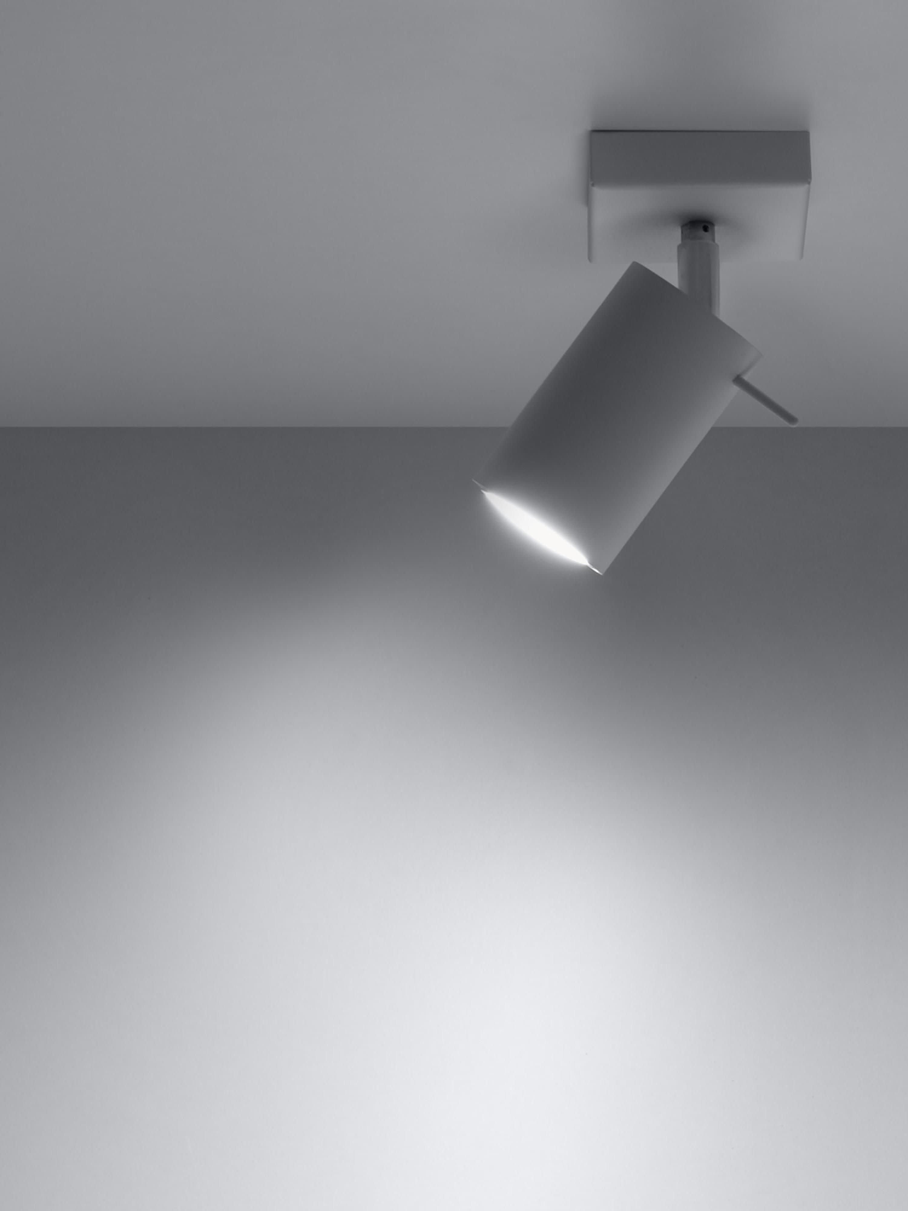 Spot orientable mur et plafond Lykke - Blanc