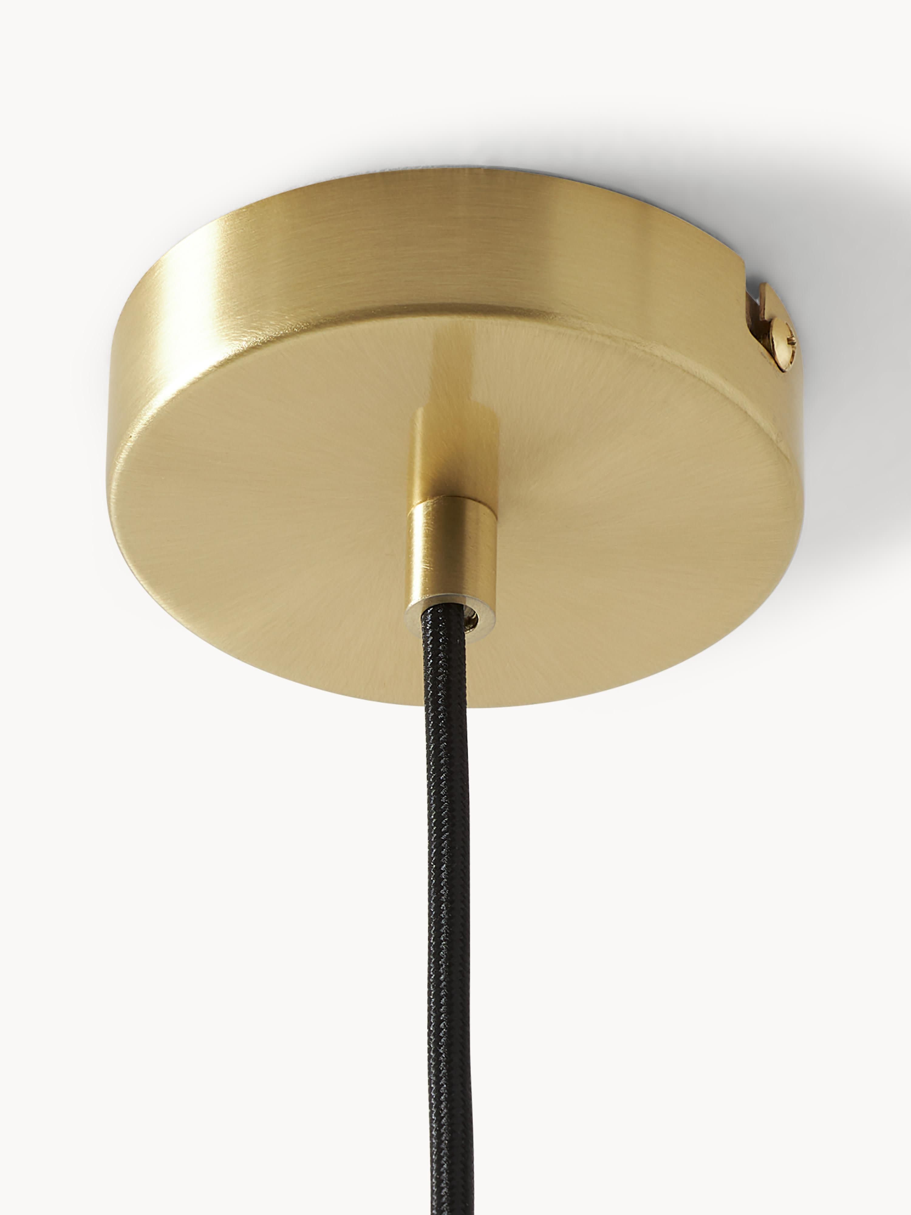 Suspension boule en verre opalescent Aaric - Blanc