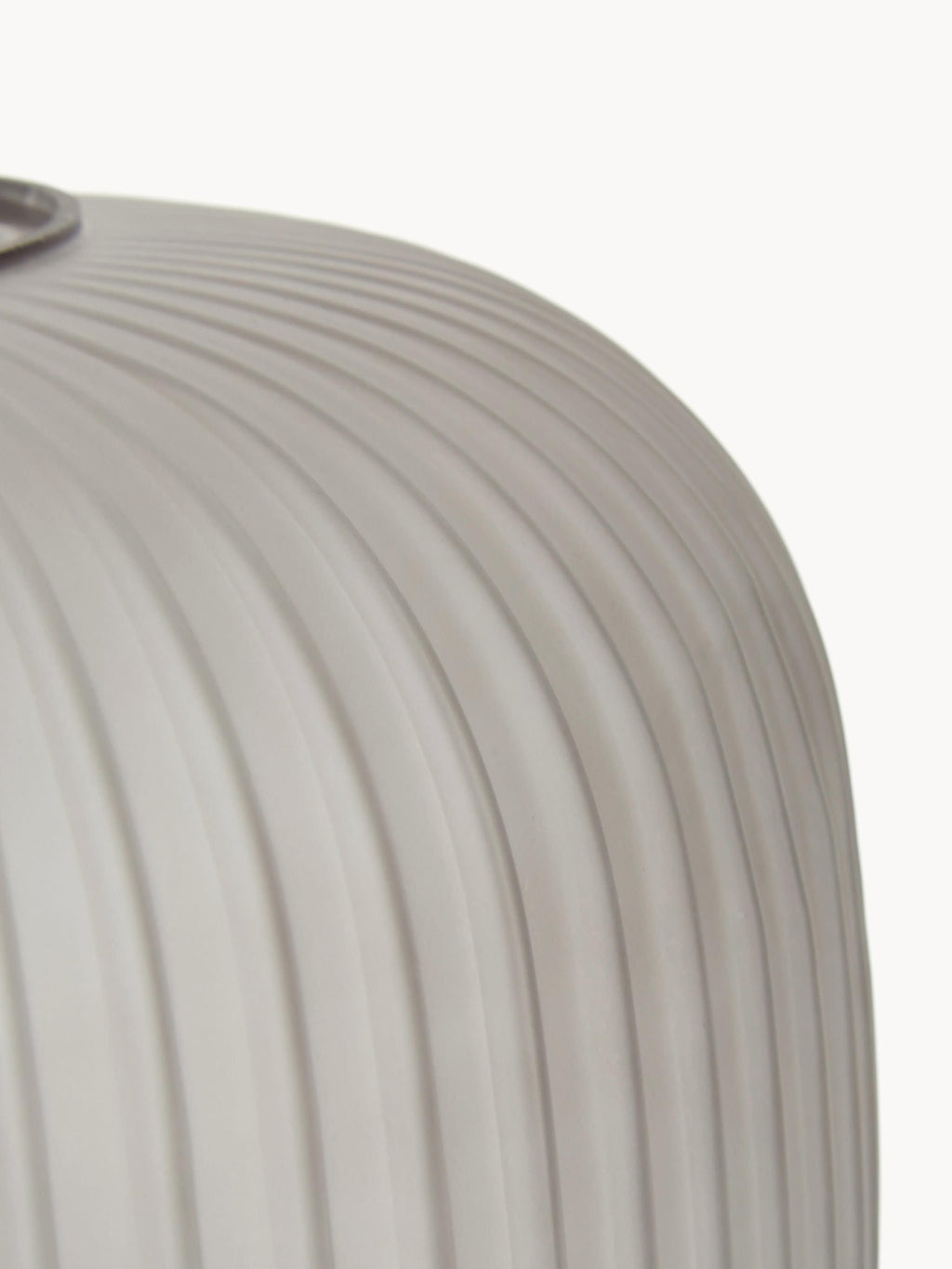 Grande lampe à poser en verre Valter - Doré, gris