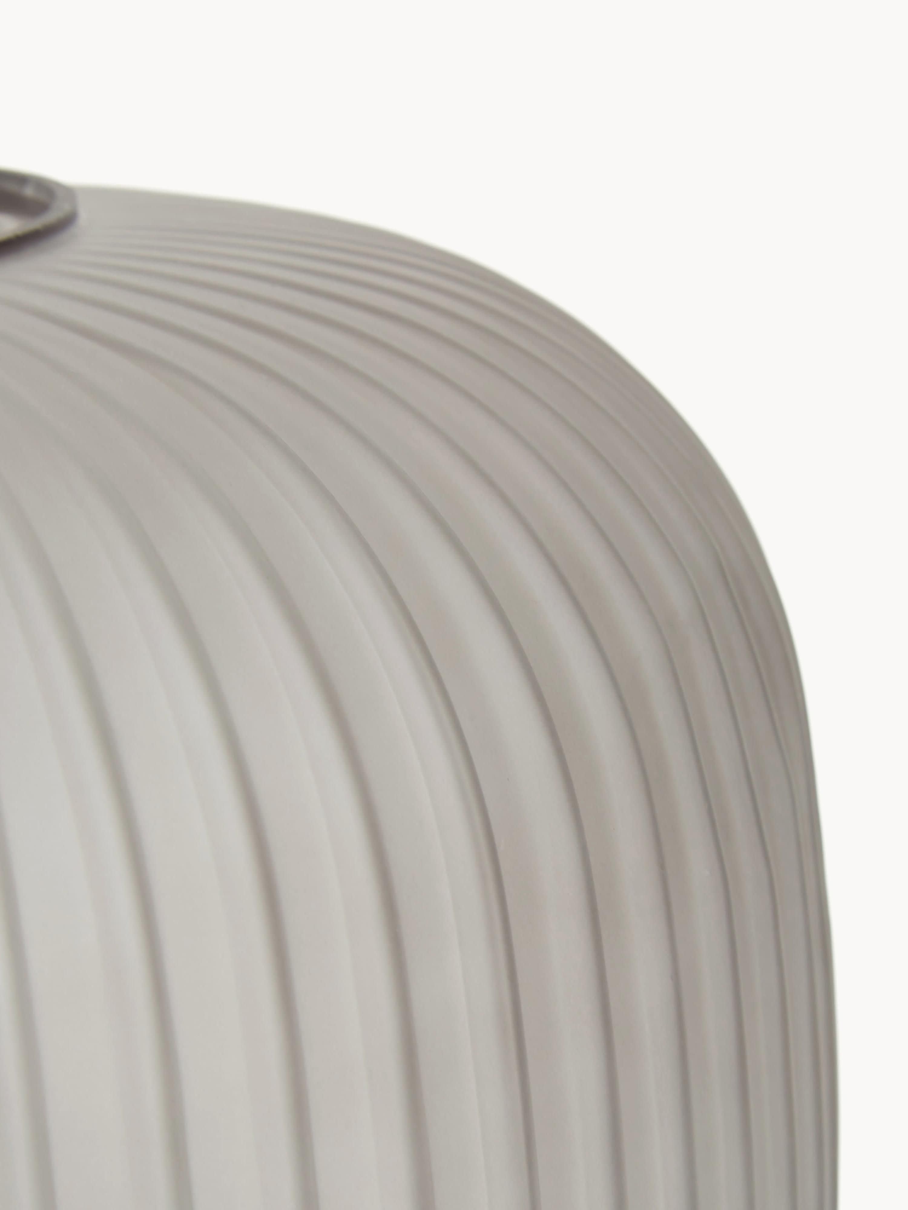 Grande lampe à poser en verre Valter - Doré, gris