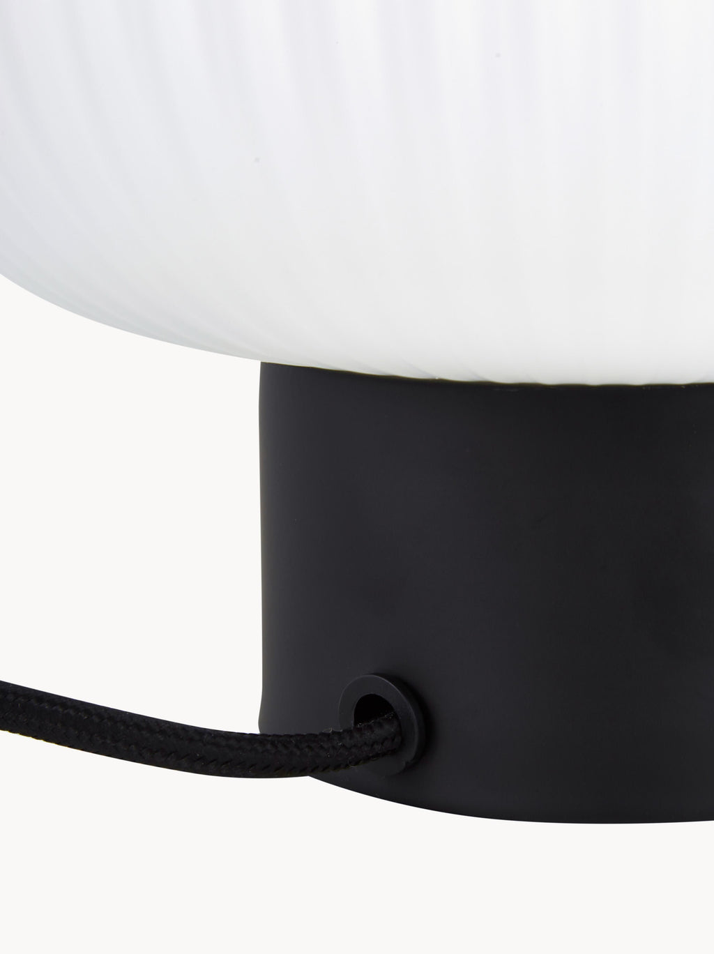 Petite lampe à poser Gudvard - Blanc, noir
