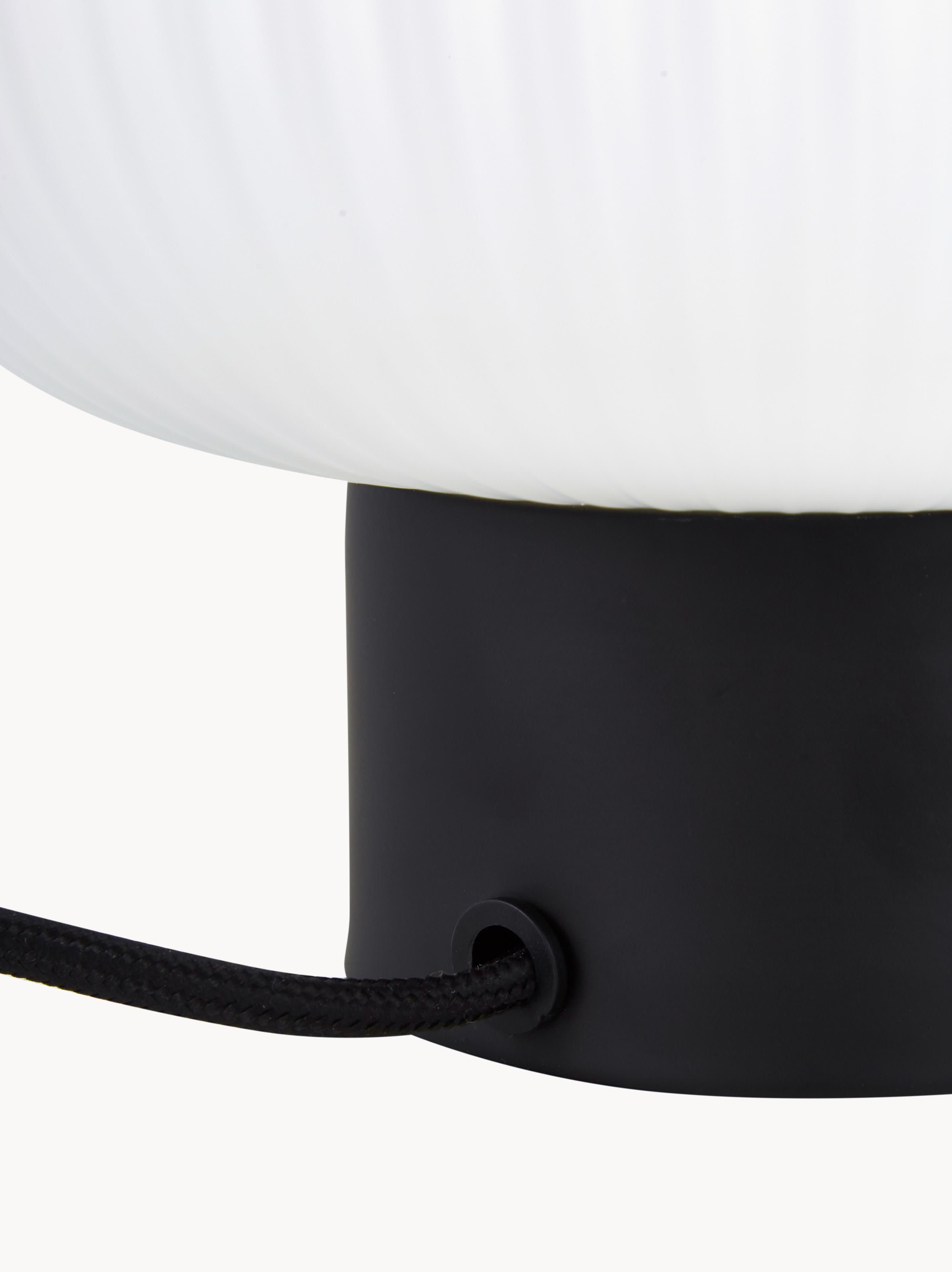Petite lampe à poser Gudvard - Blanc, noir