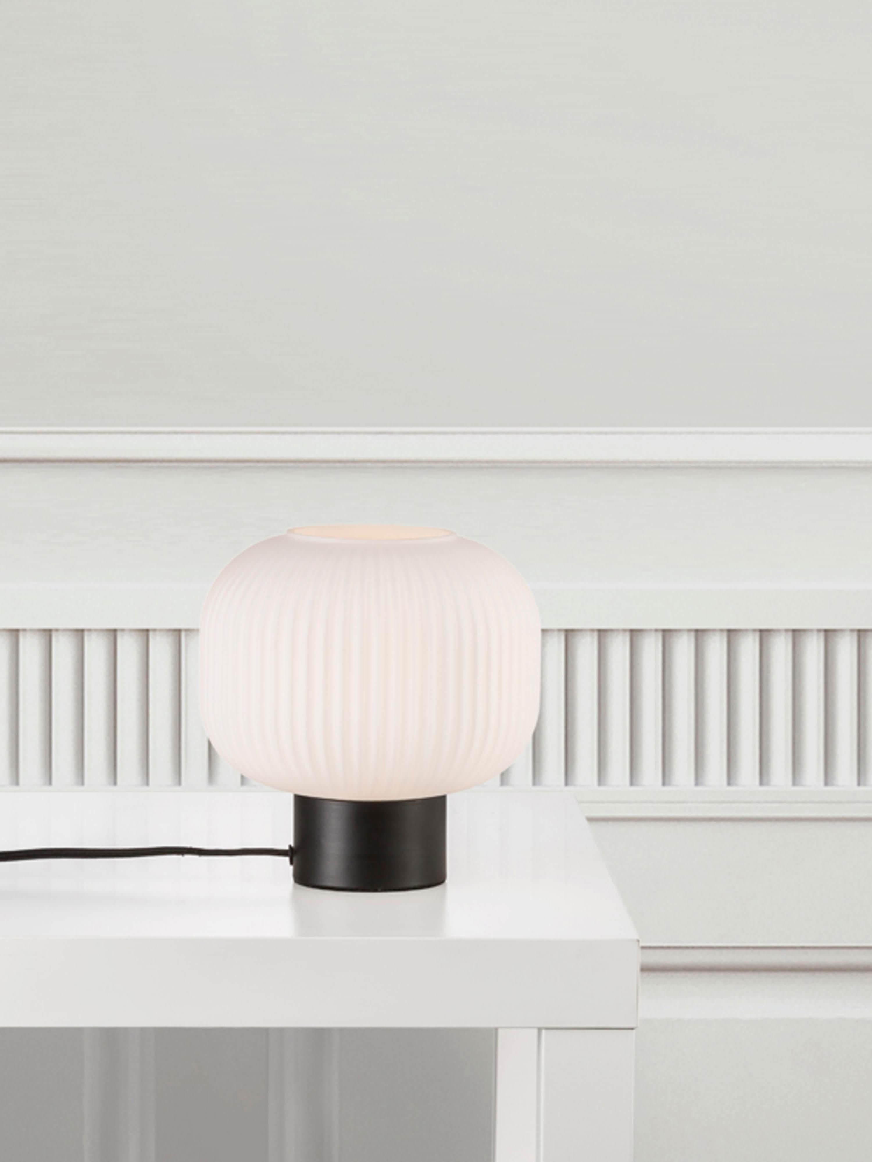 Petite lampe à poser Gudvard - Blanc, noir