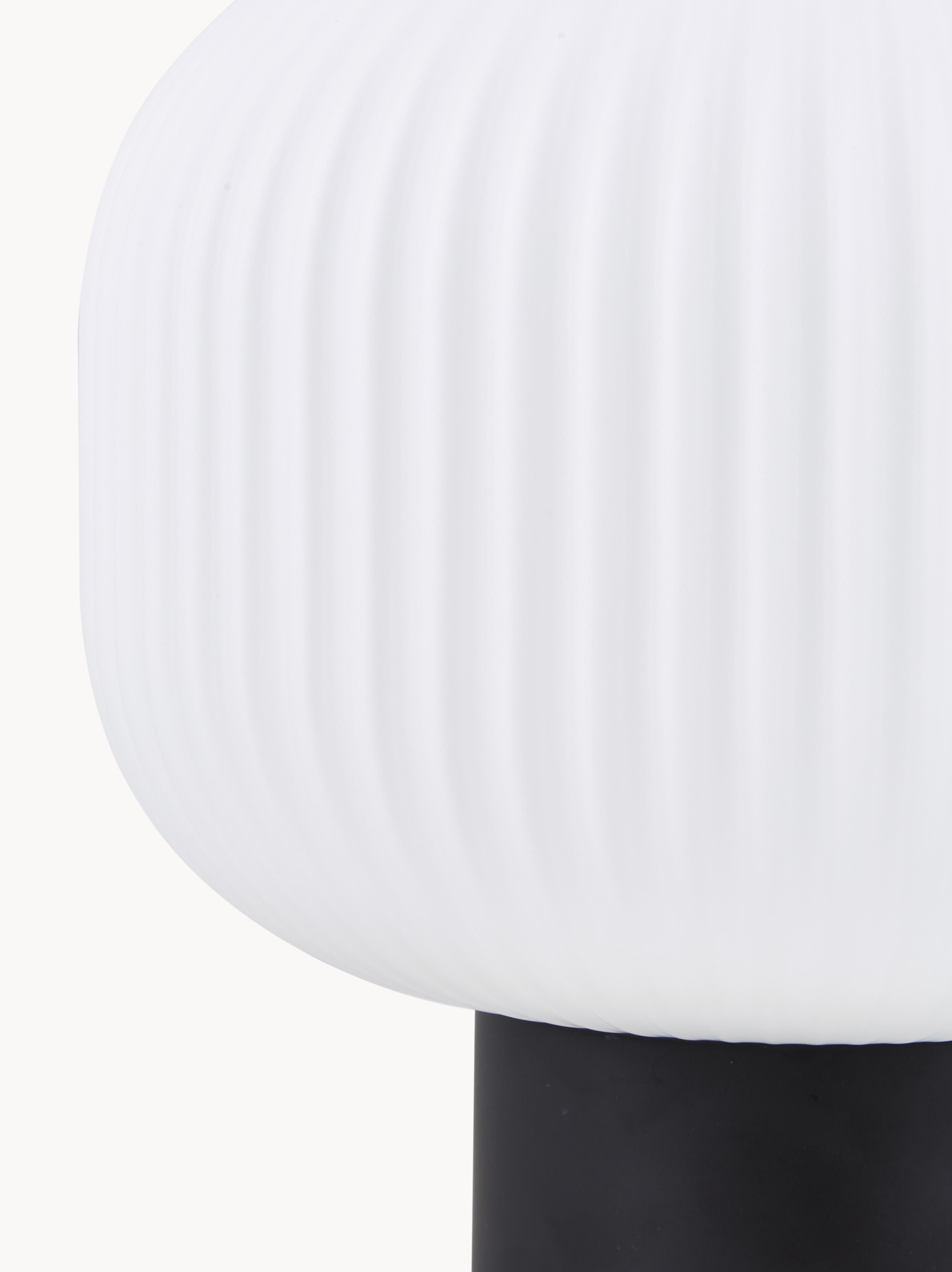 Petite lampe à poser Gudvard - Blanc, noir