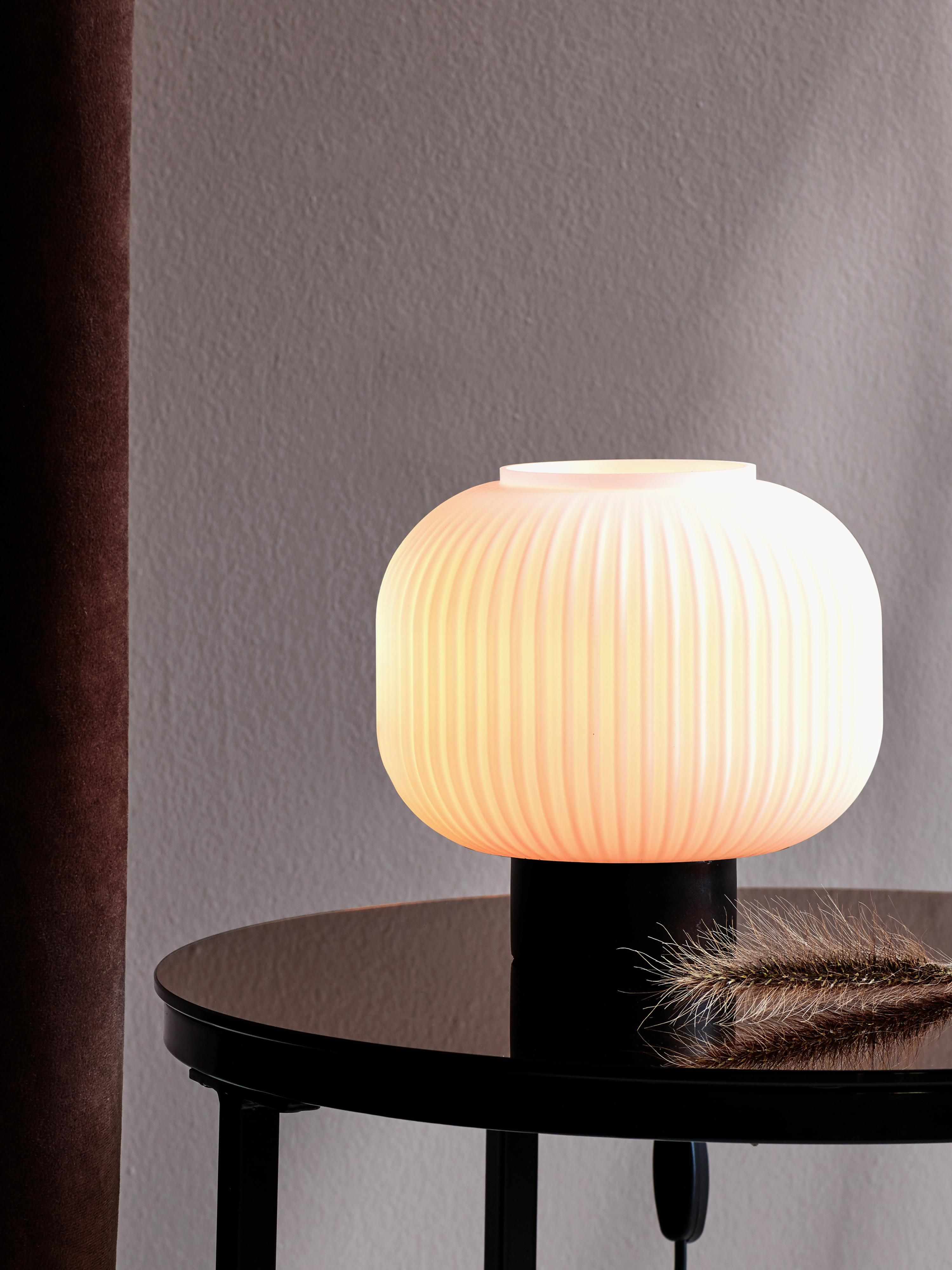 Petite lampe à poser Gudvard - Blanc, noir