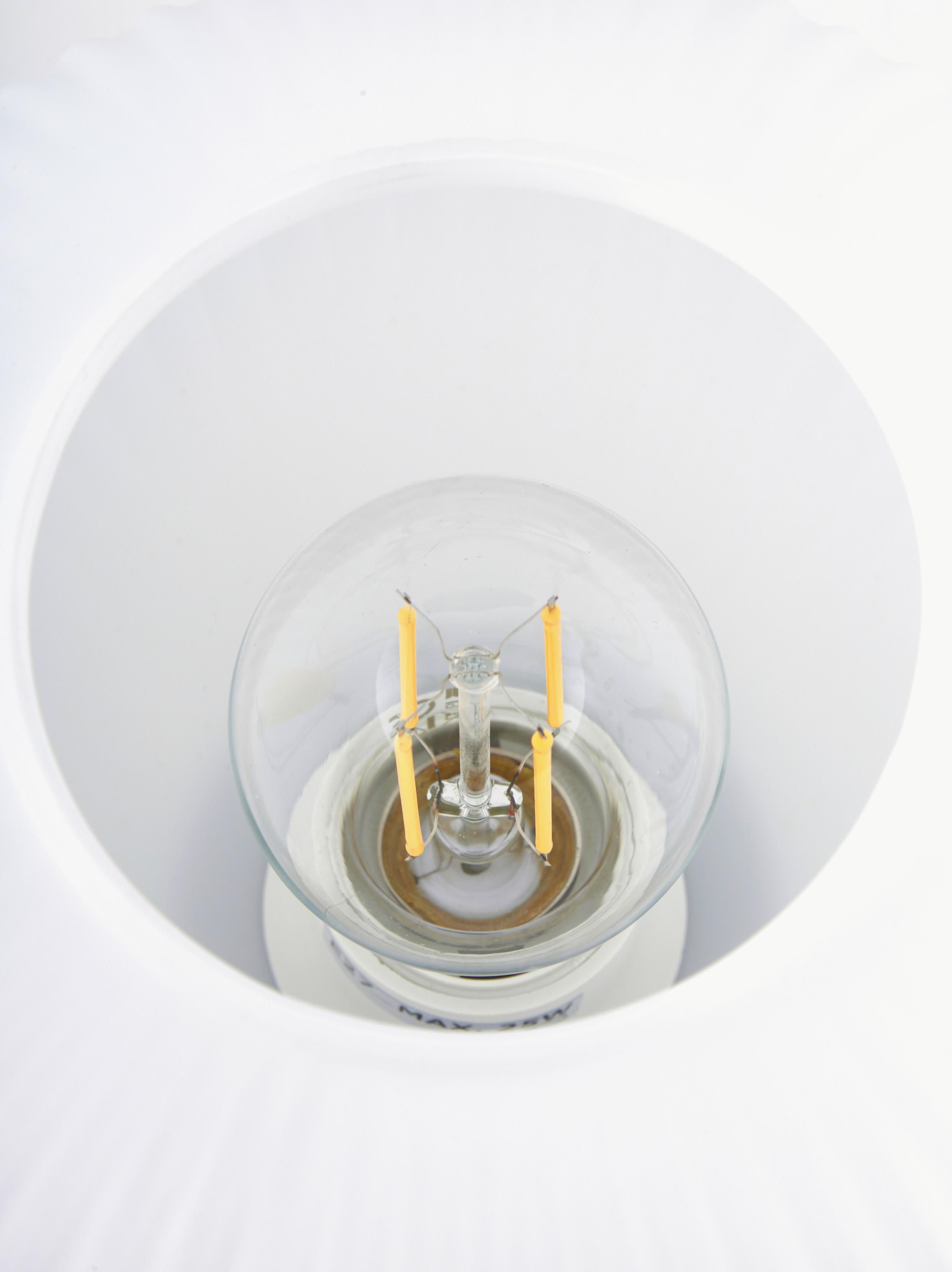 Petite lampe à poser Gudvard - Blanc, noir