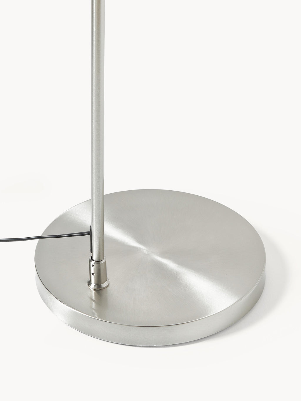 Grand lampadaire arc Gregor - Beige, argenté