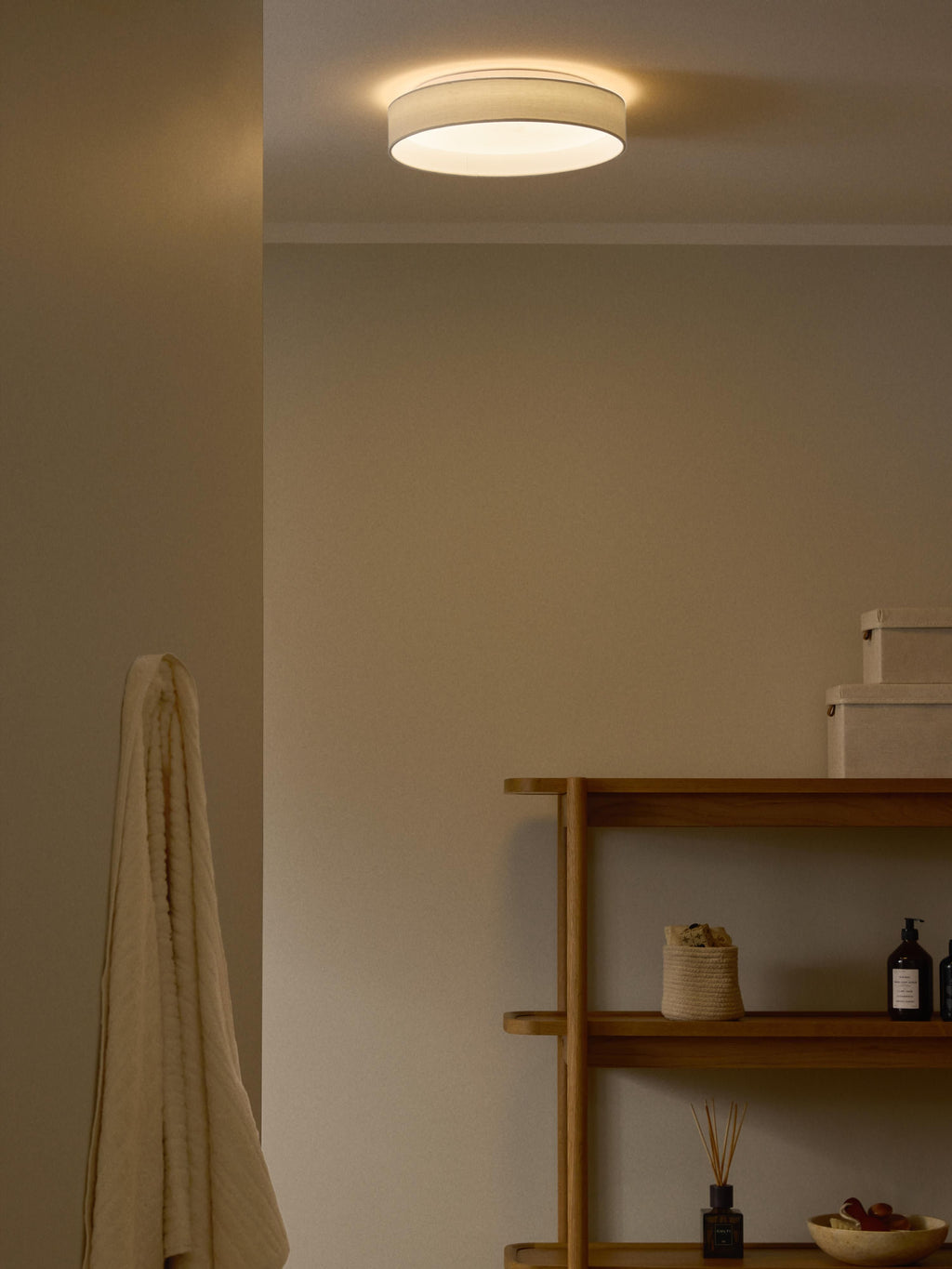 Plafonnier LED Albin - Blanc crème