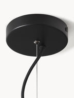 Grande suspension avec boules de verre Torin - Blanc, noir
