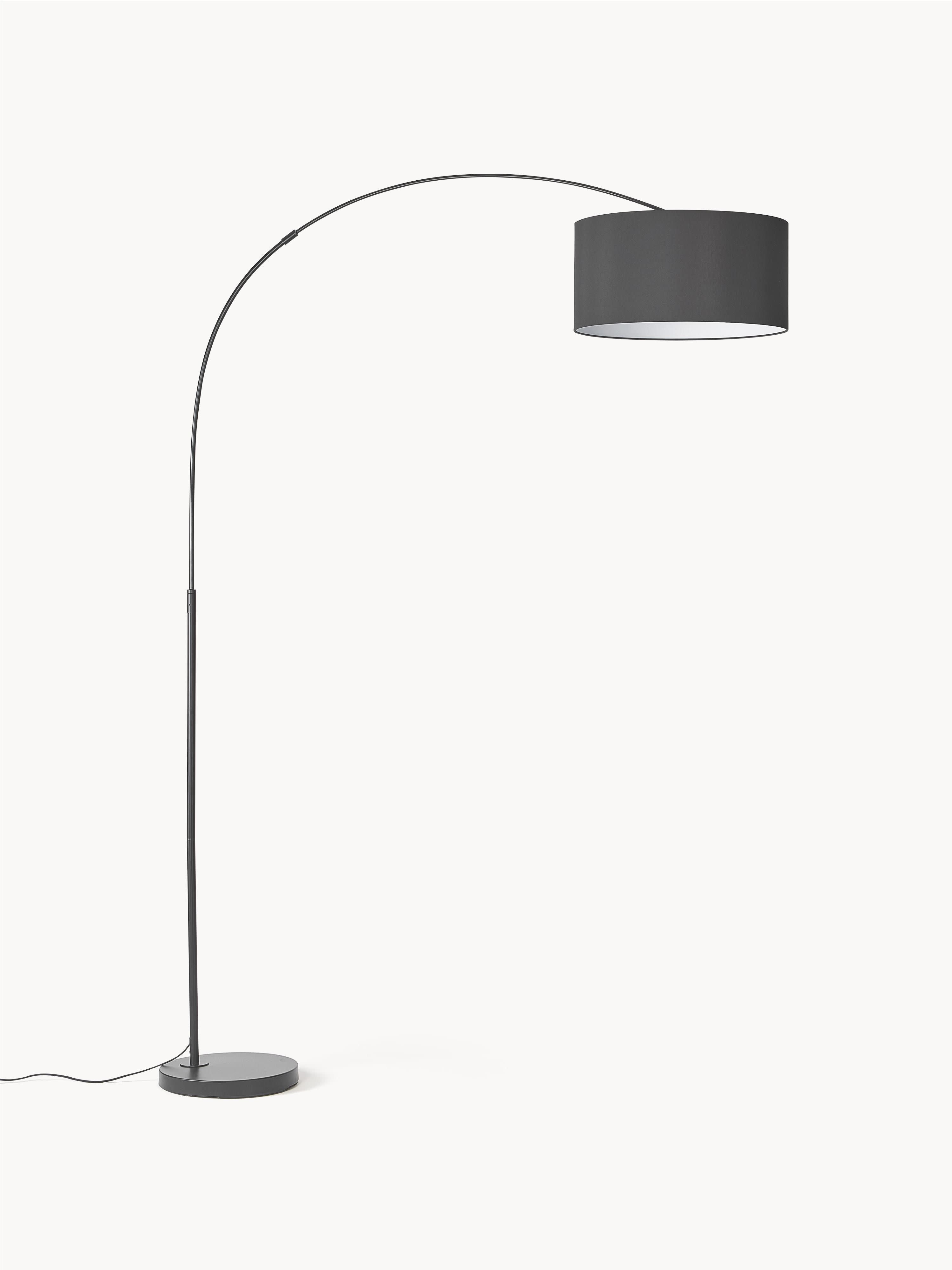Grand lampadaire arc Cree - Noir