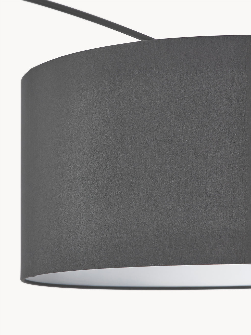 Grand lampadaire arc Cree - Noir