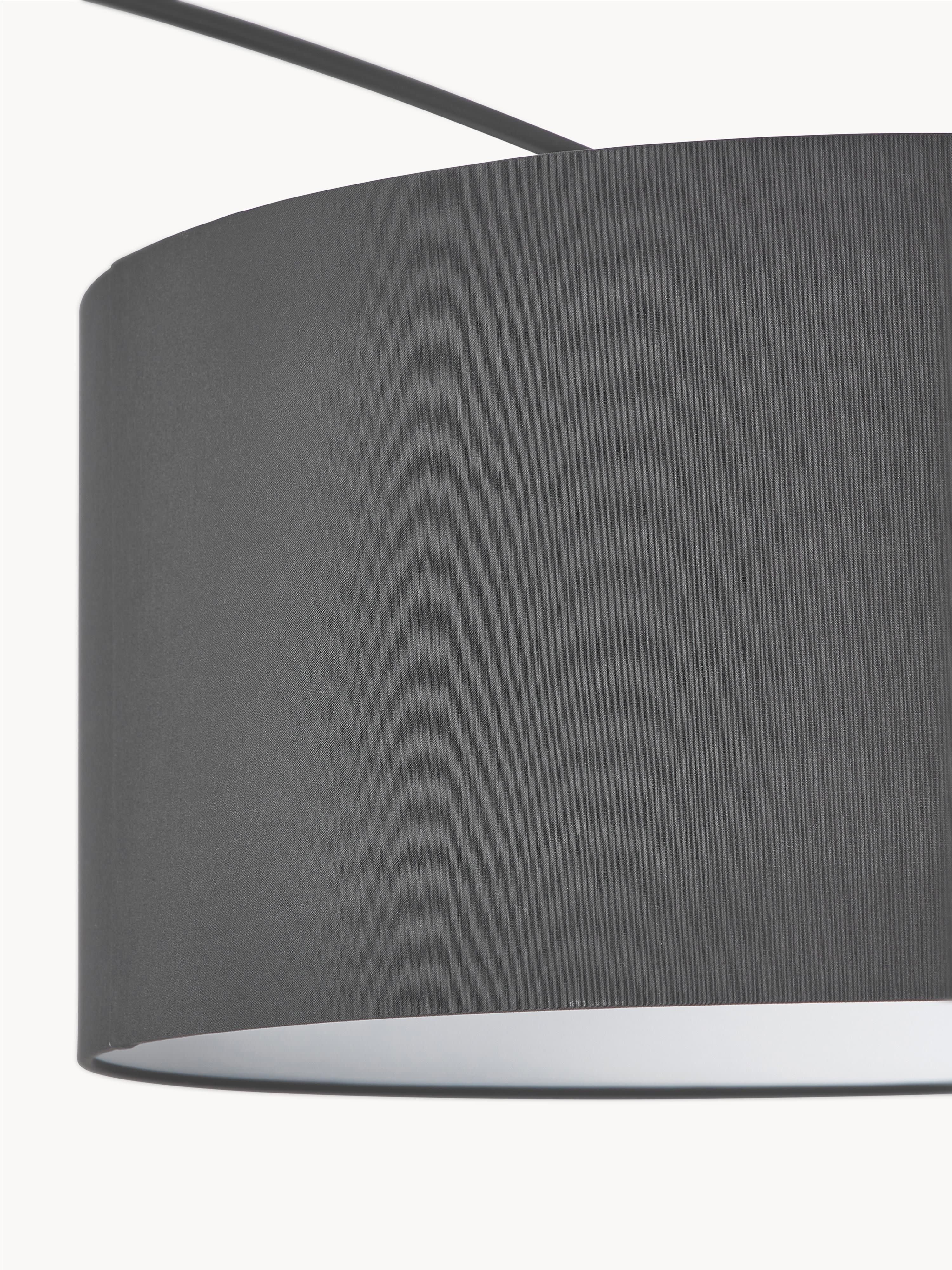 Grand lampadaire arc Cree - Noir