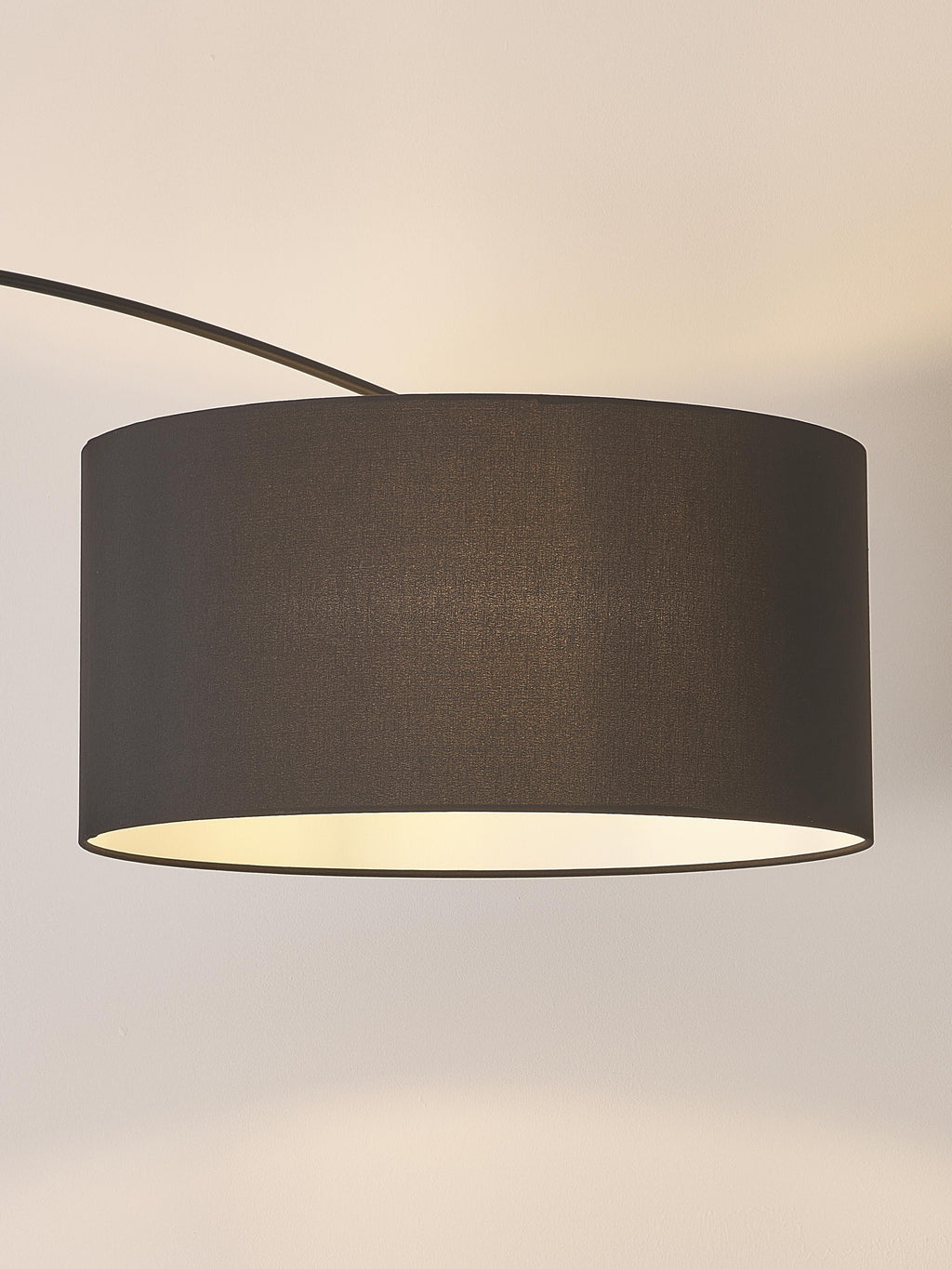 Grand lampadaire arc Cree - Noir