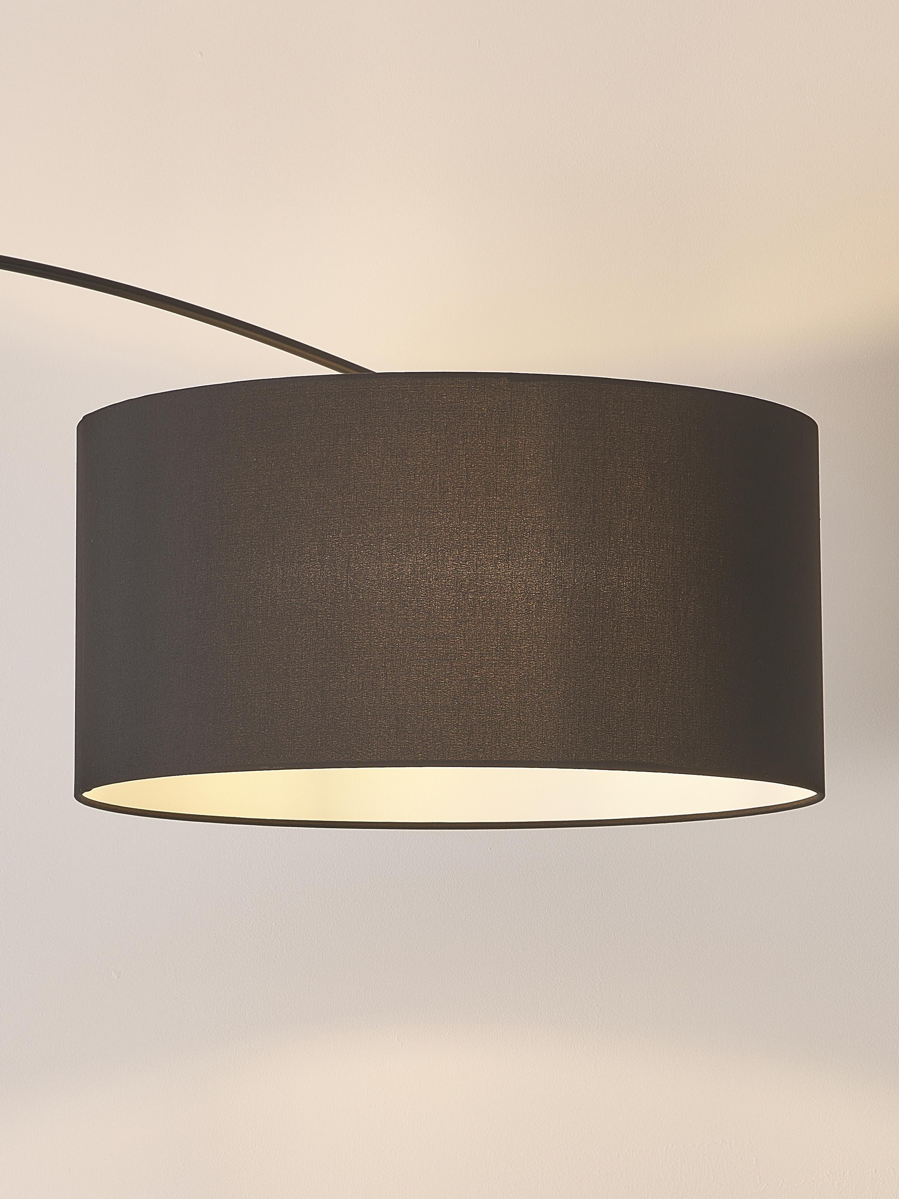 Grand lampadaire arc Cree - Noir