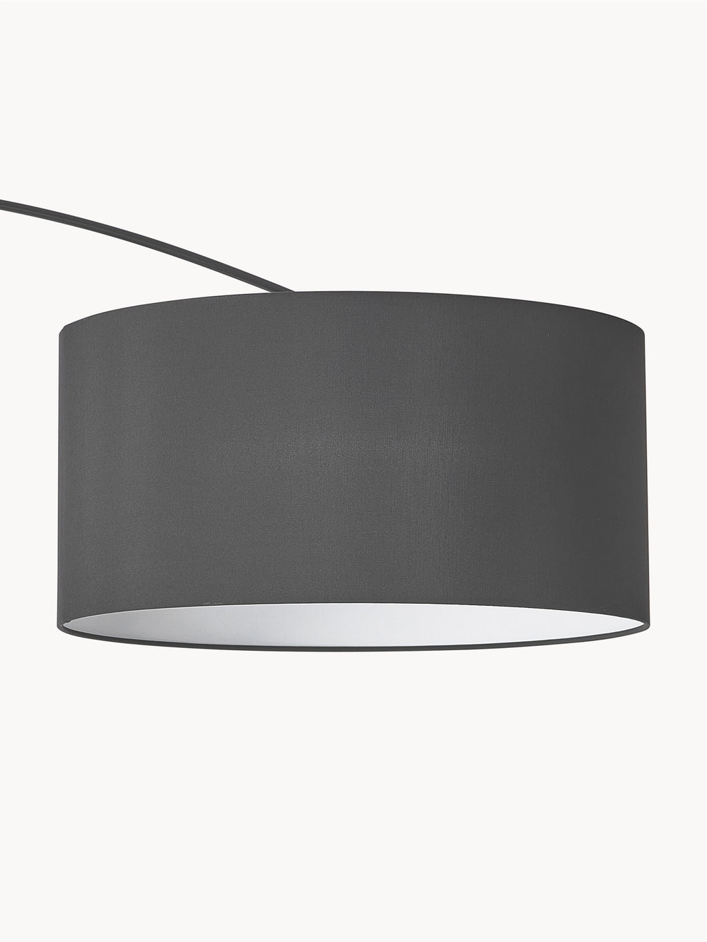 Grand lampadaire arc Cree - Noir