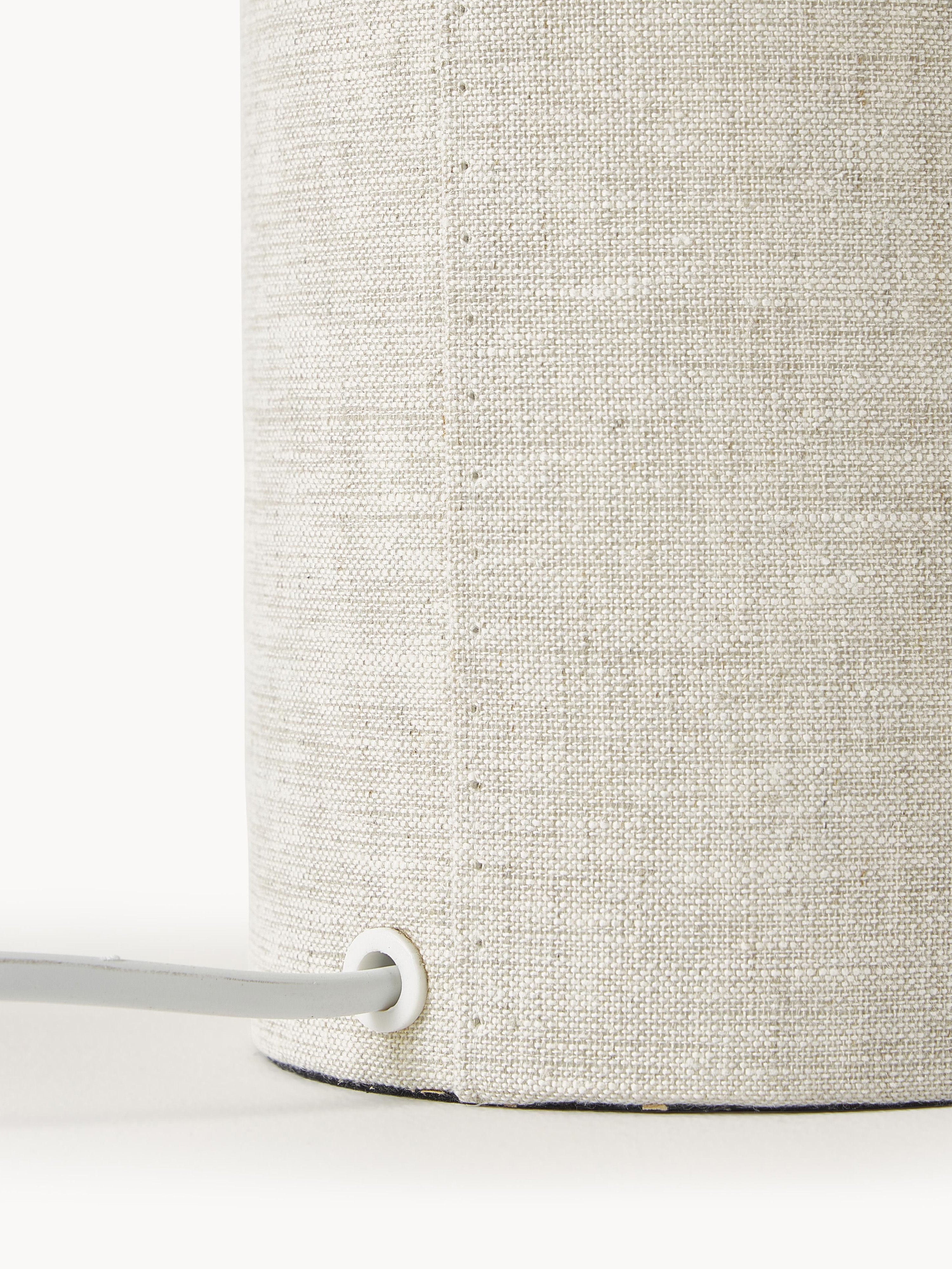 Lampe à poser Tomi - Lin beige clair