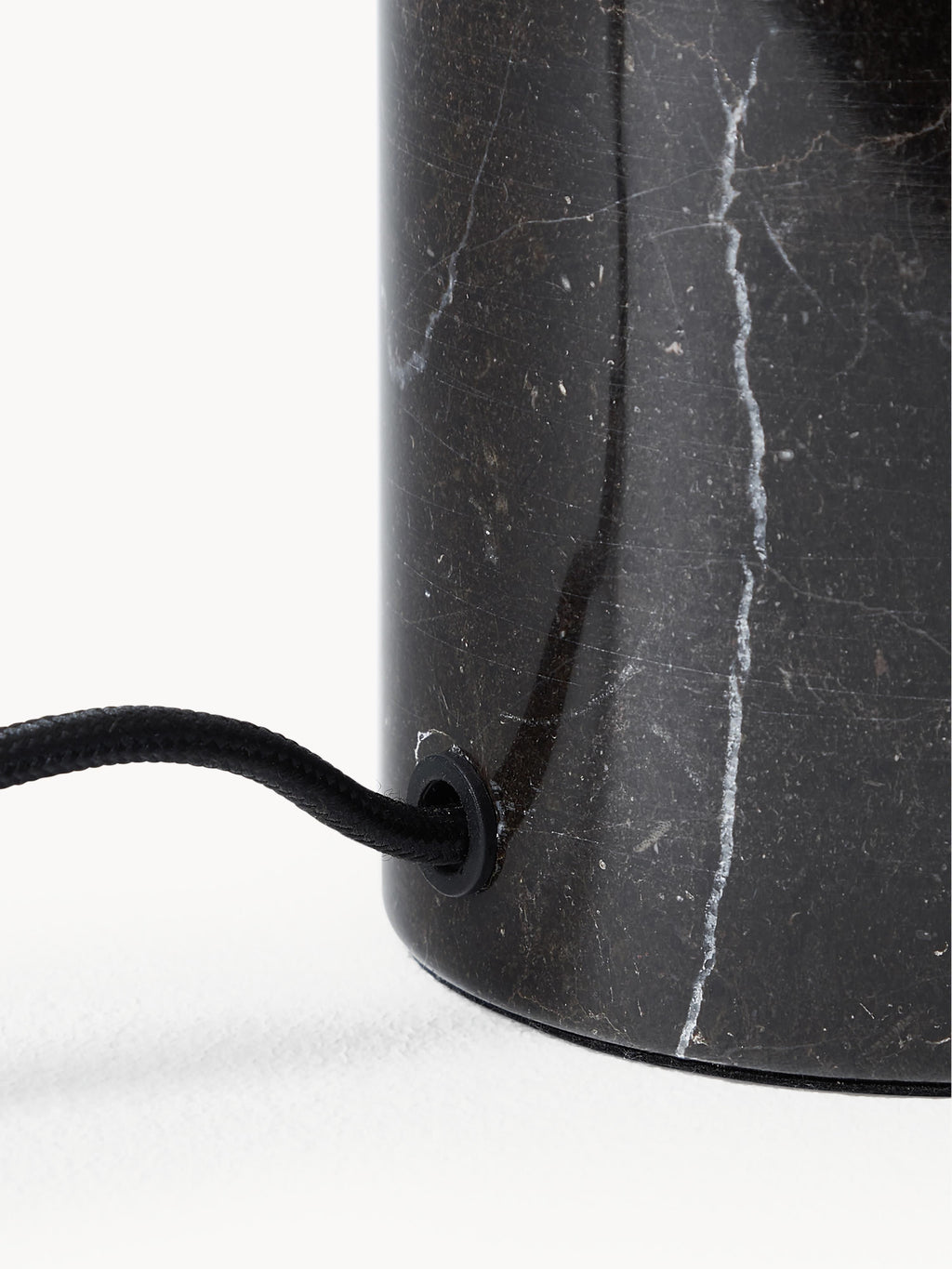 Petite lampe à poser en marbre Leaf - Ambré, brun, marbré