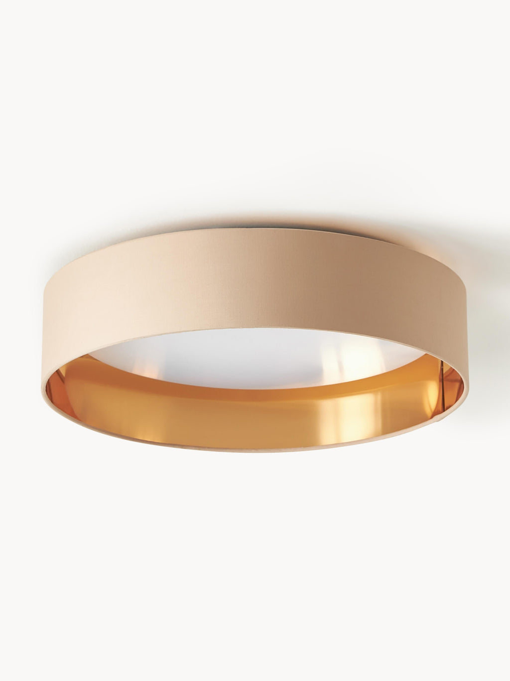 Plafonnier LED Njal - Beige, doré