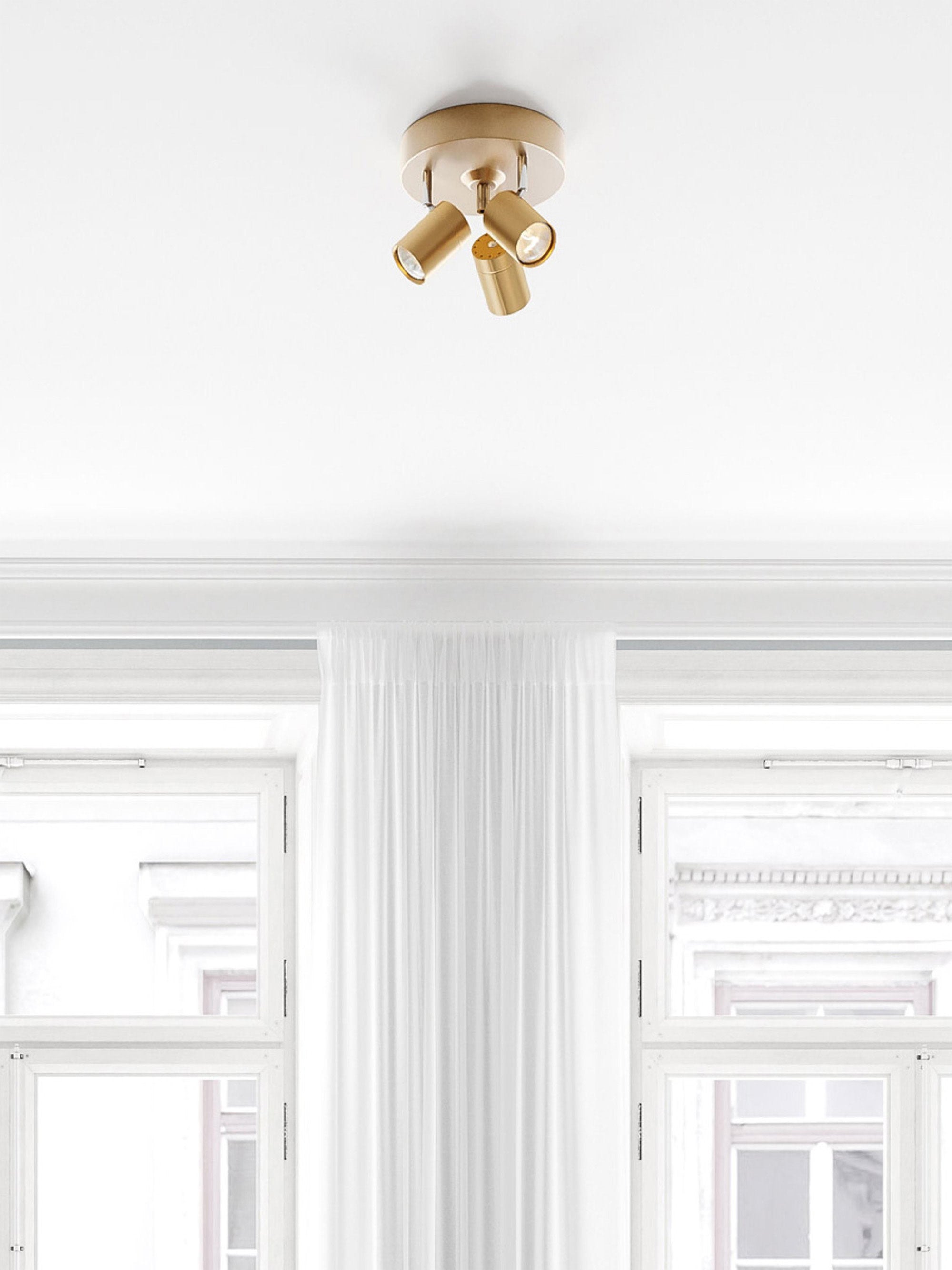 Plafonnier LED orientable Lodin - Doré