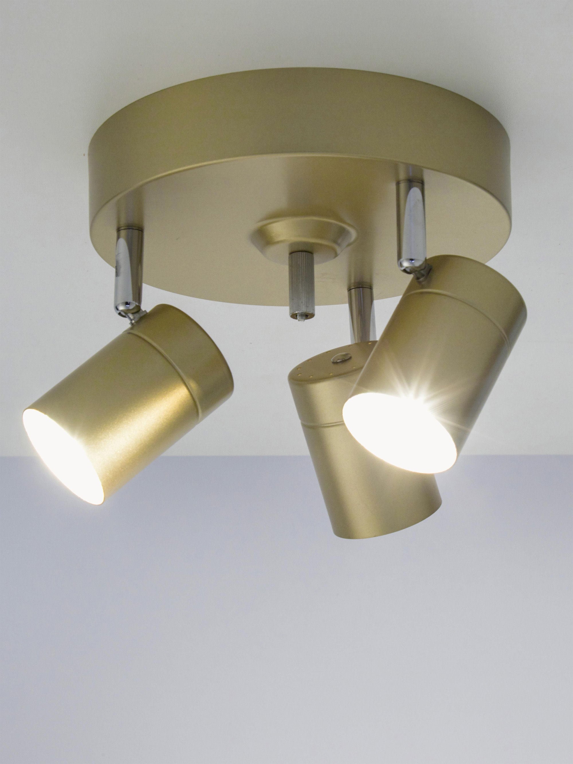 Plafonnier LED orientable Lodin - Doré