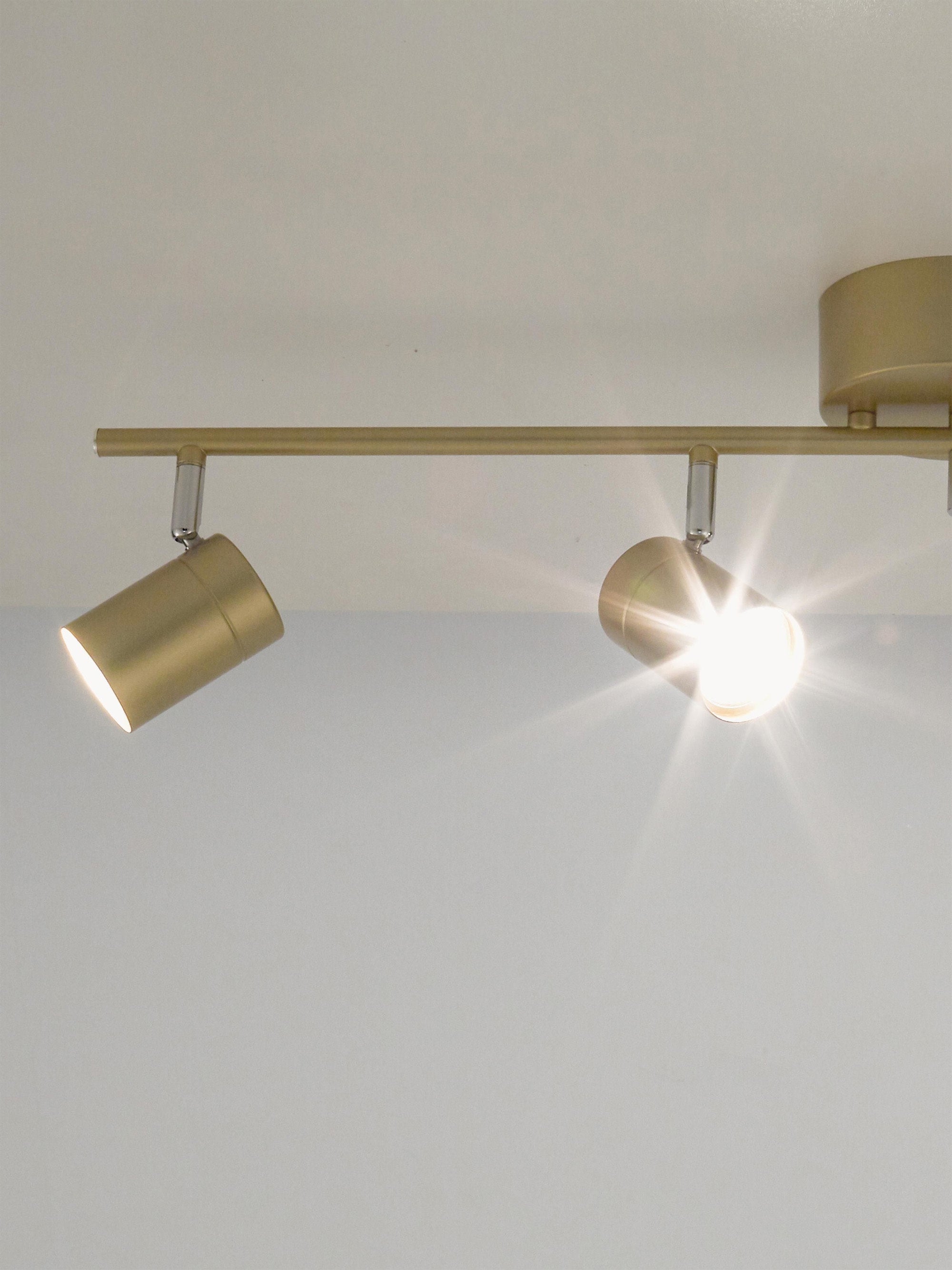 Plafonnier LED orientable Lodin - Doré
