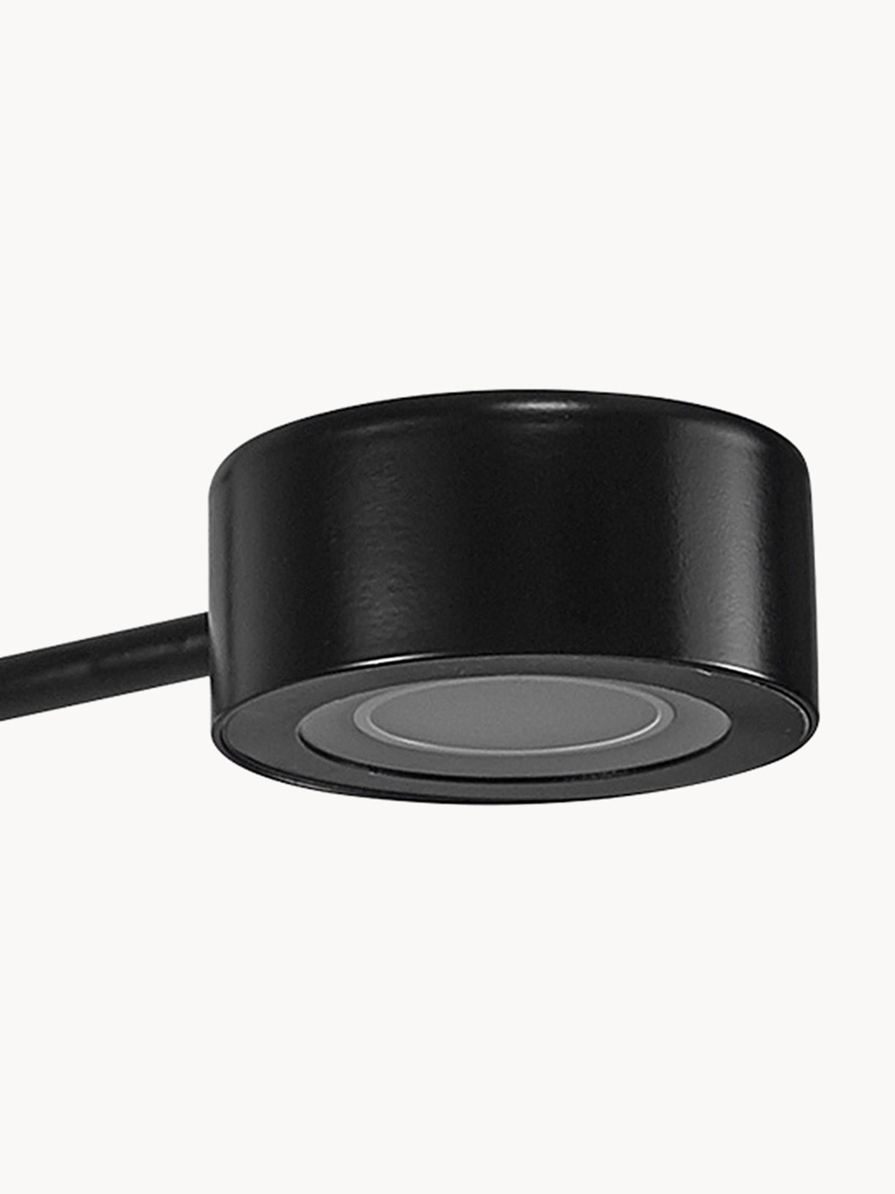 Grande suspension LED à intensité variable Auberon - Noir