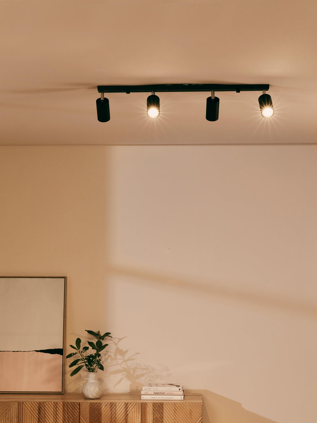 Spot plafond Lykke - Noir