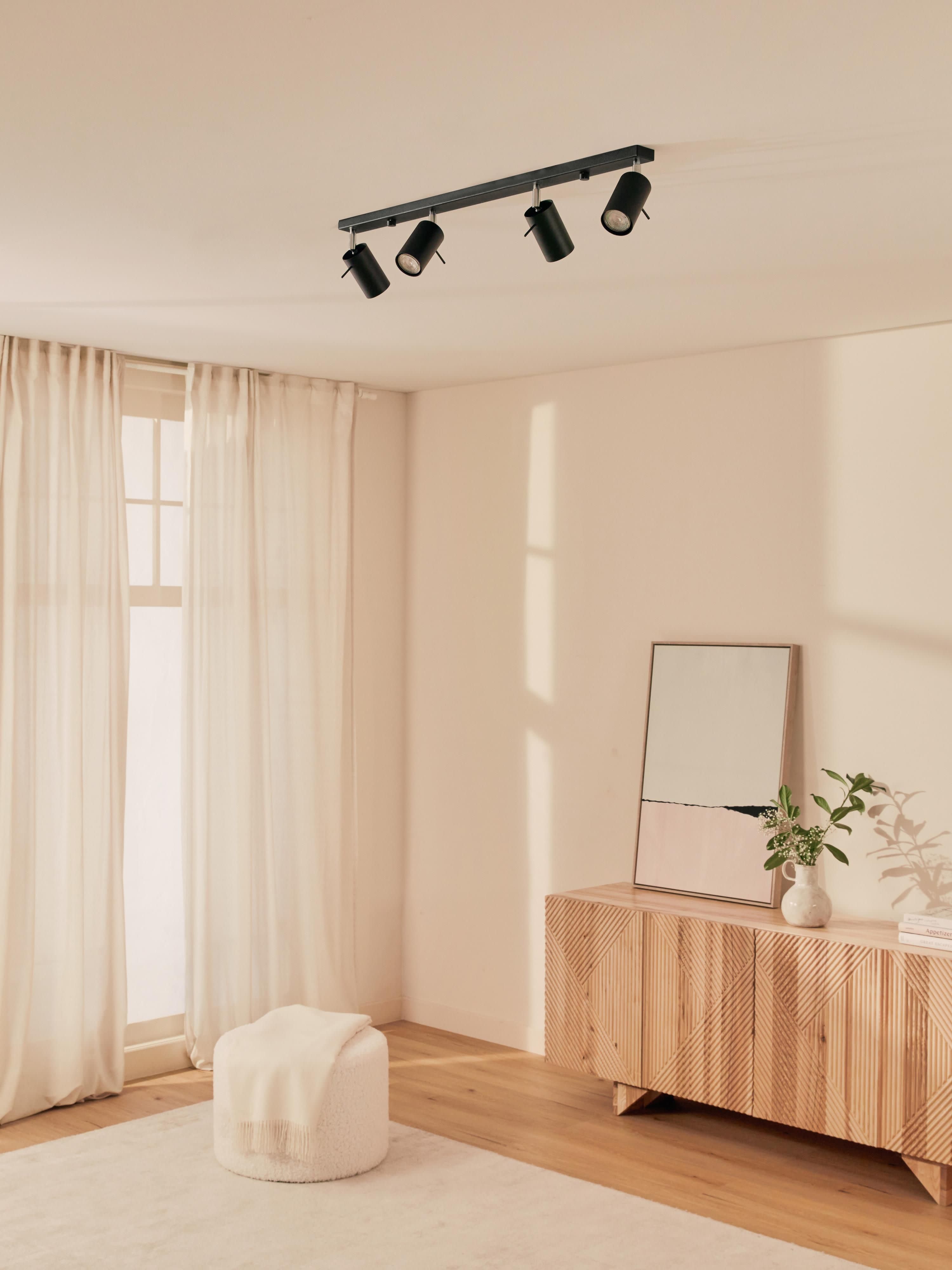 Spot plafond Lykke - Noir