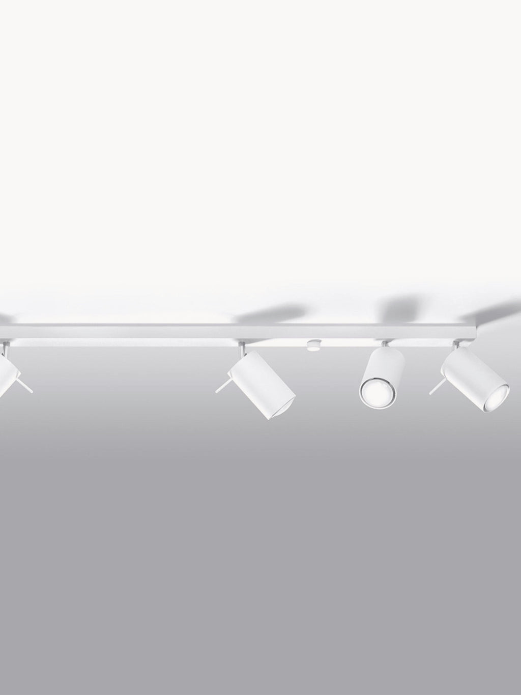 Grand spot plafond Lykke - Blanc