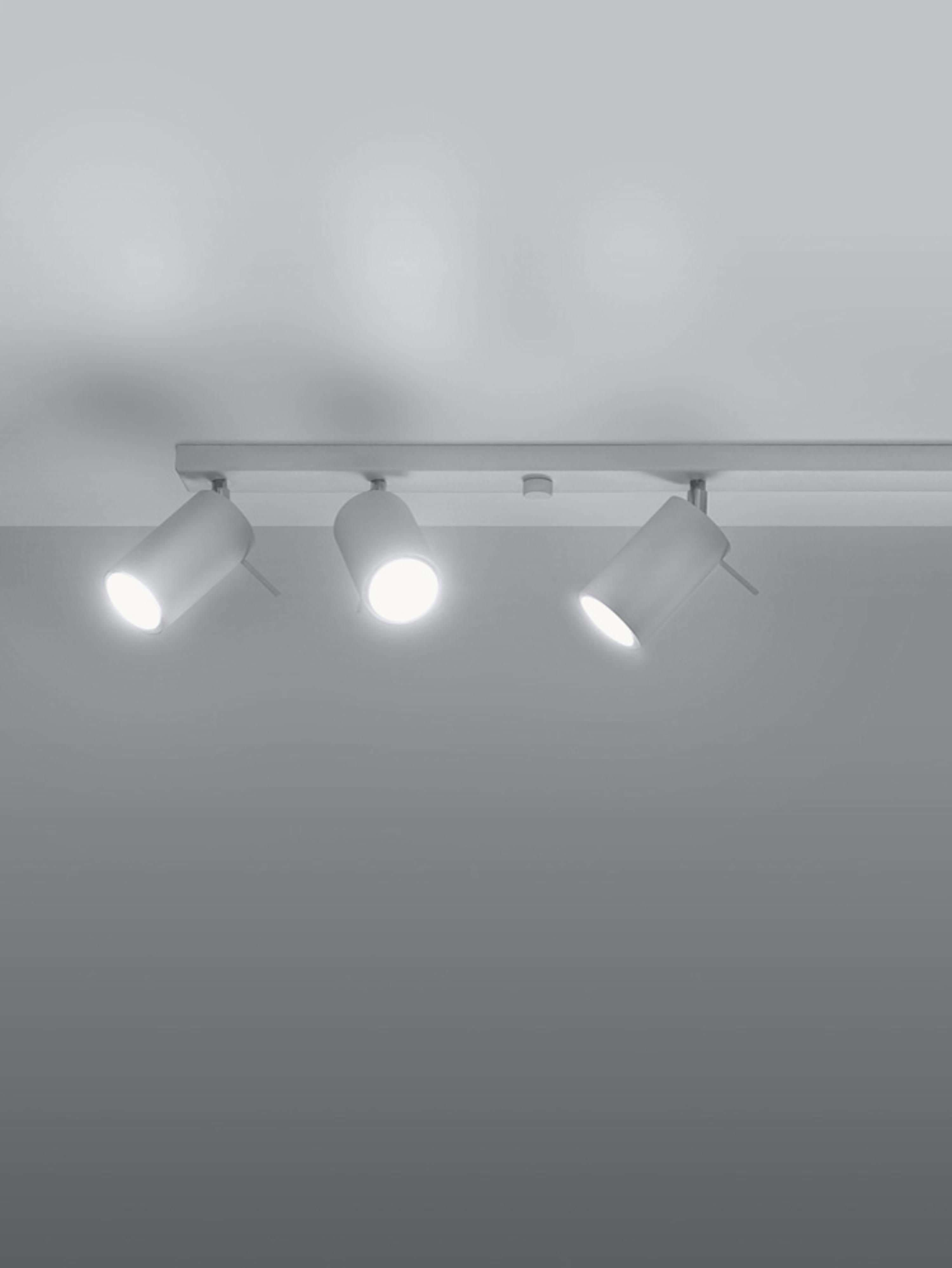 Grand spot plafond Lykke - Blanc