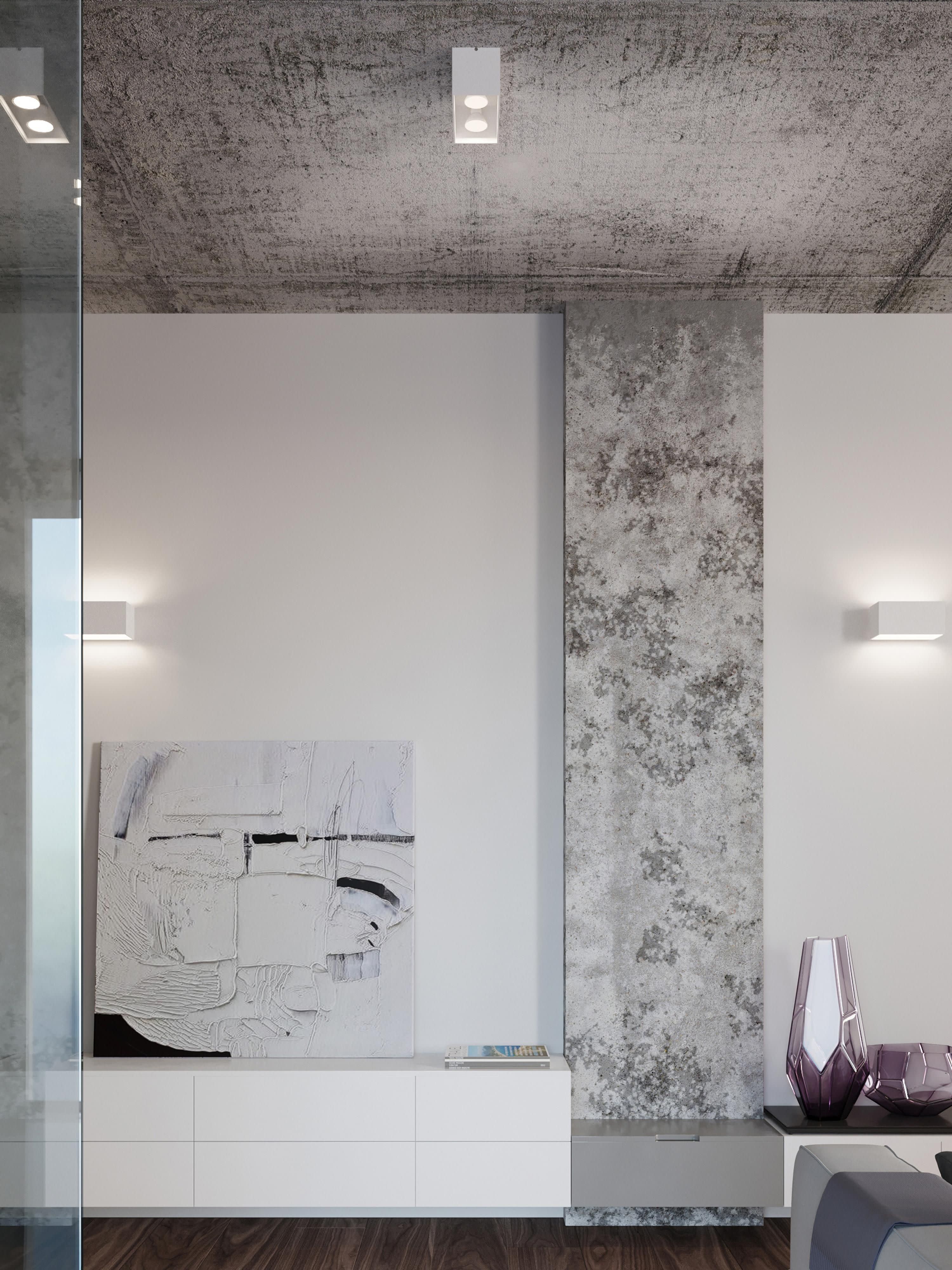 Petit spot plafond Brayan - Blanc