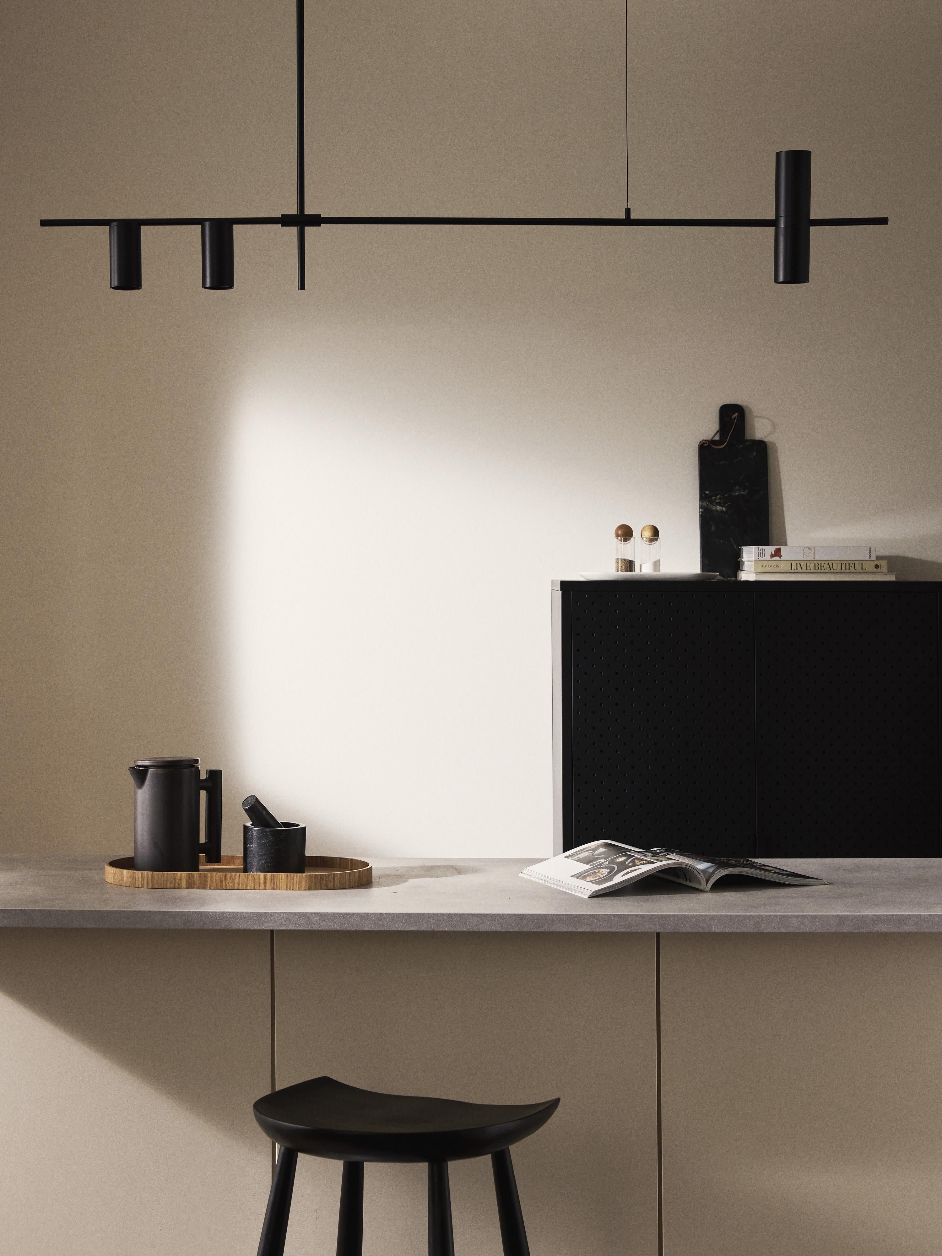 Grande suspension Galton - Noir