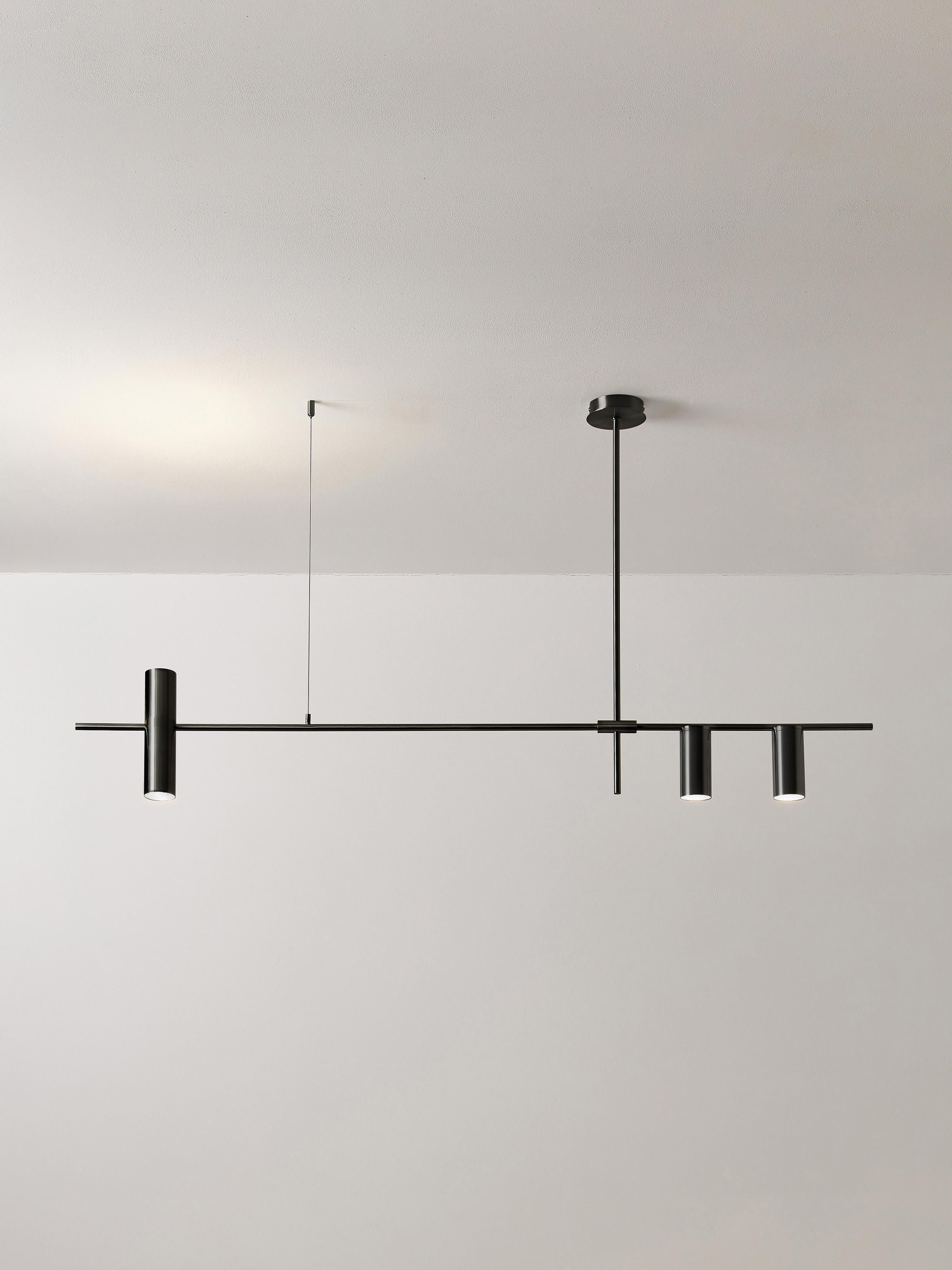 Grande suspension Galton - Noir